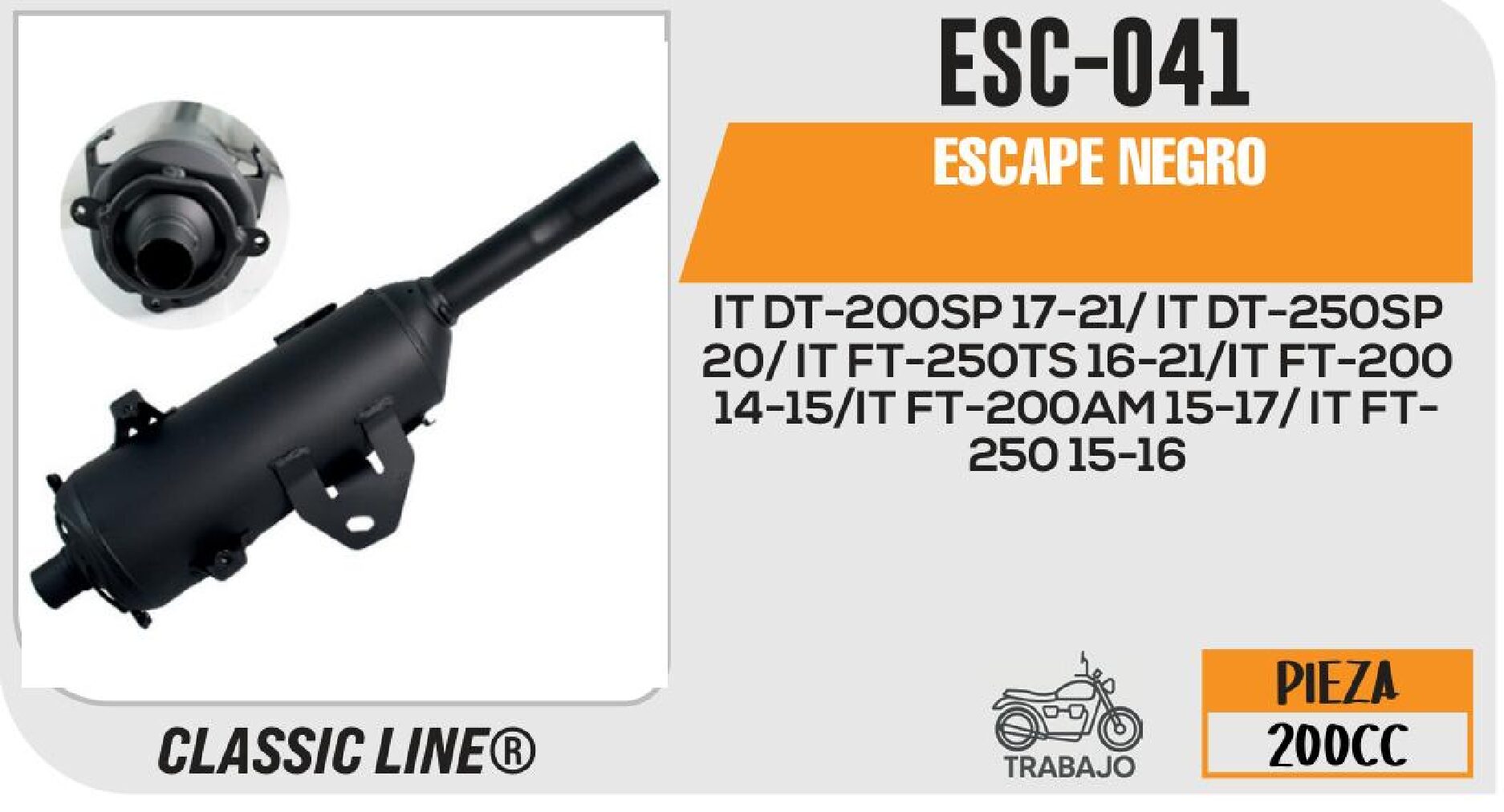 ESCAPE NEGRO / ESC-041