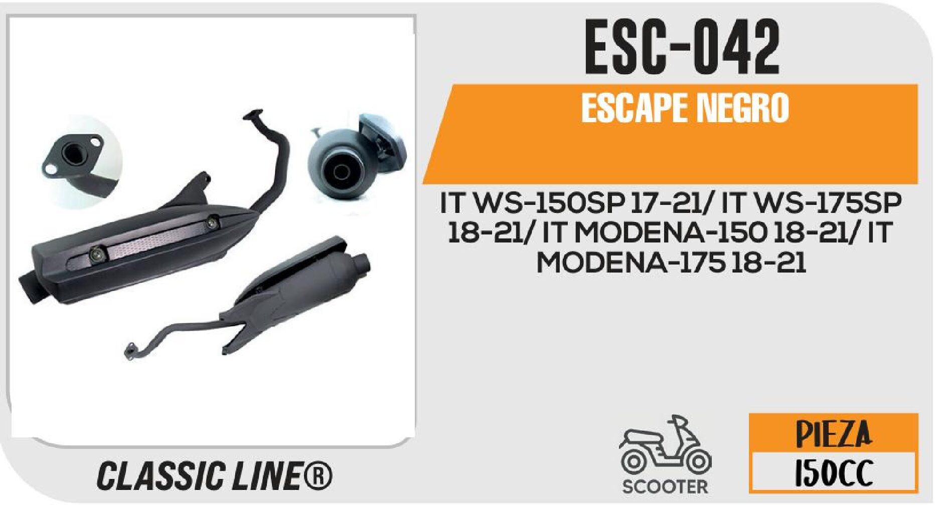 ESCAPE NEGRO / ESC-042
