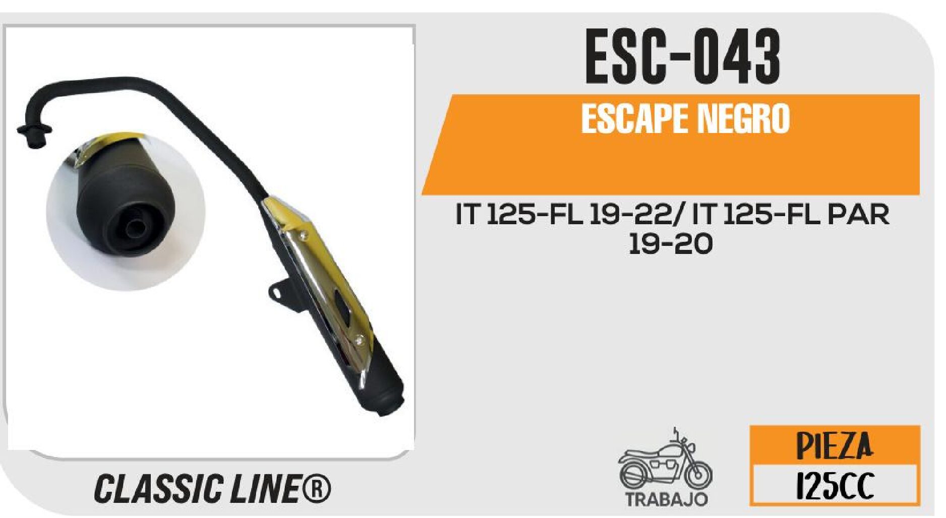 ESCAPE NEGRO / ESC-043