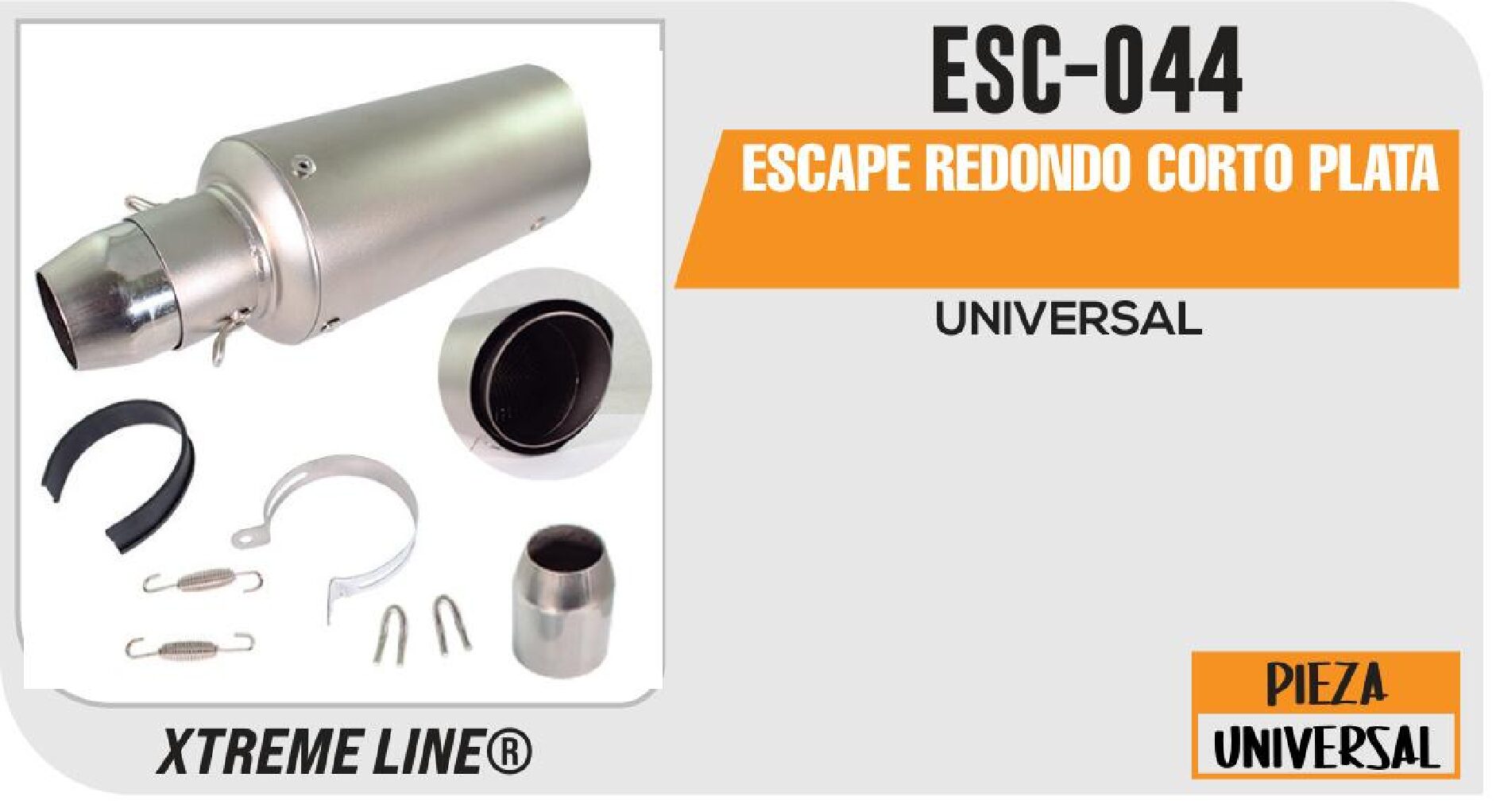 ESCAPE REDONDO CORTO PLATA / ESC-044