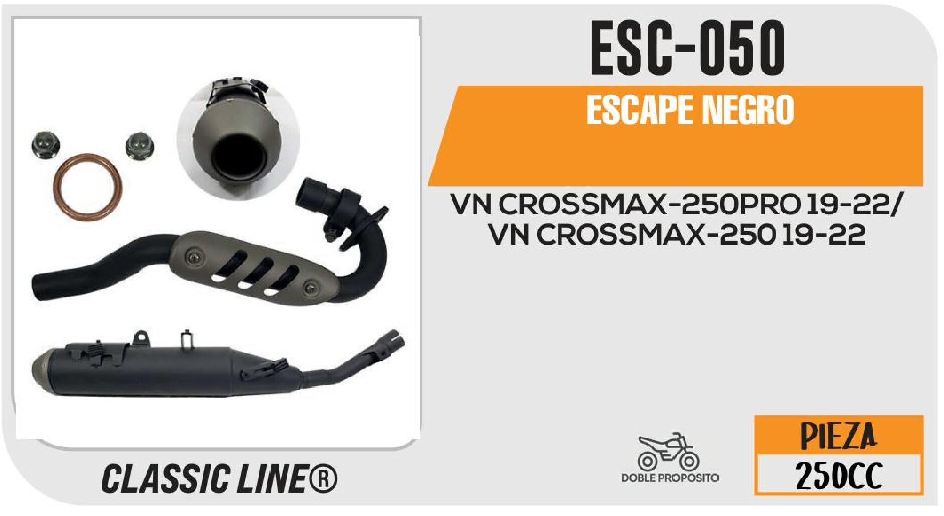 ESCAPE NEGRO / ESC-050