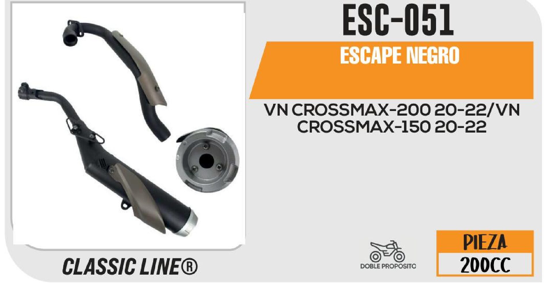 ESCAPE NEGRO / ESC-051