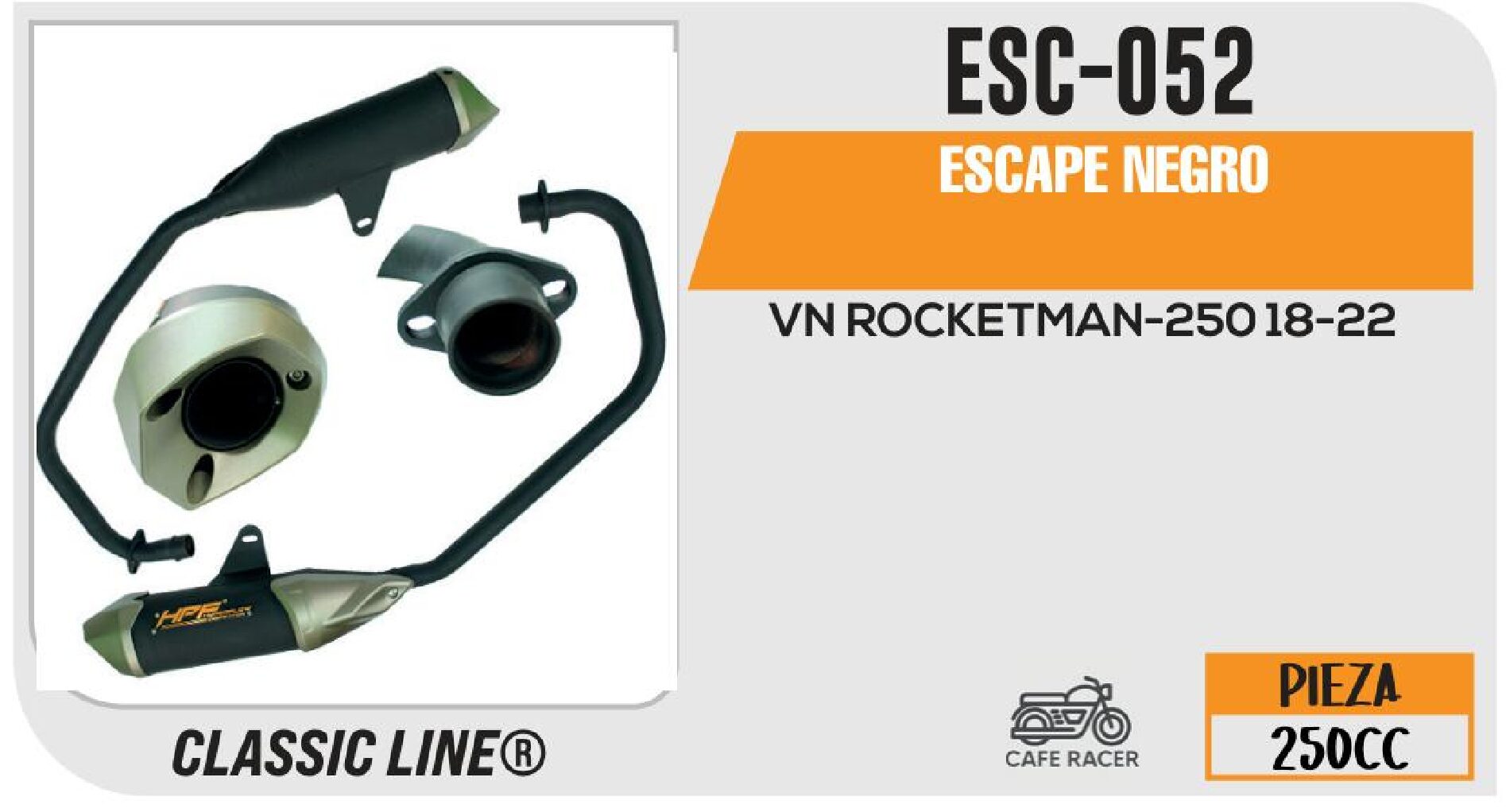 ESCAPE NEGRO / ESC-052