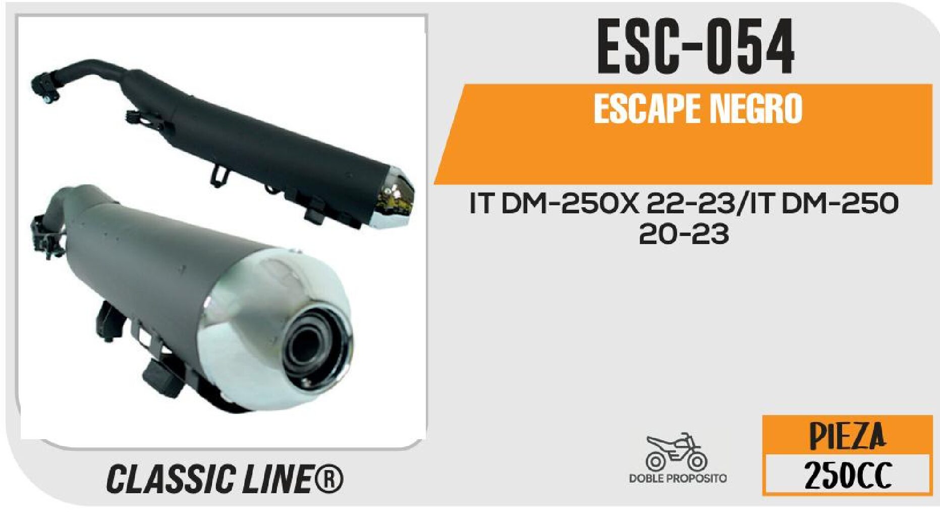 ESCAPE NEGRO / ESC-054