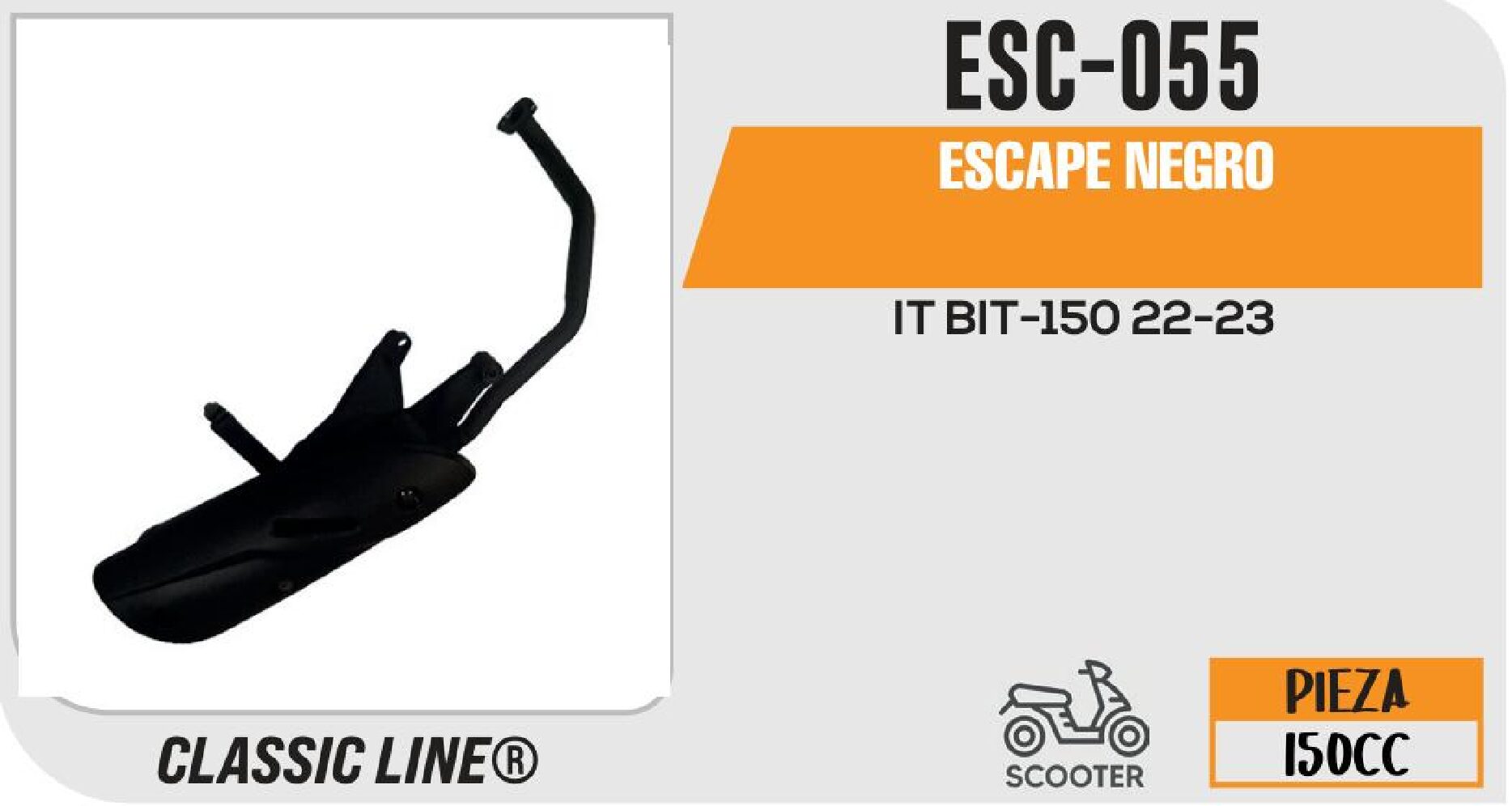 ESCAPE NEGRO / ESC-055