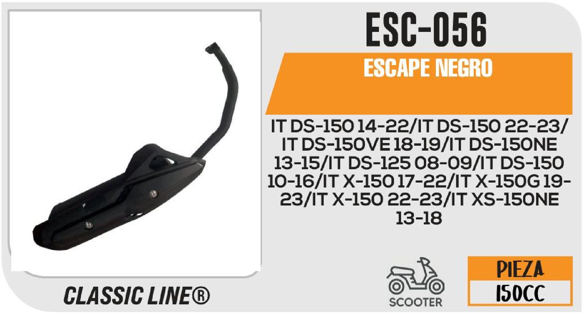 ESCAPE NEGRO / ESC-056
