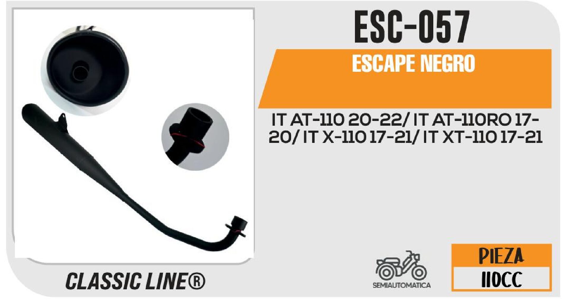 ESCAPE NEGRO / ESC-057