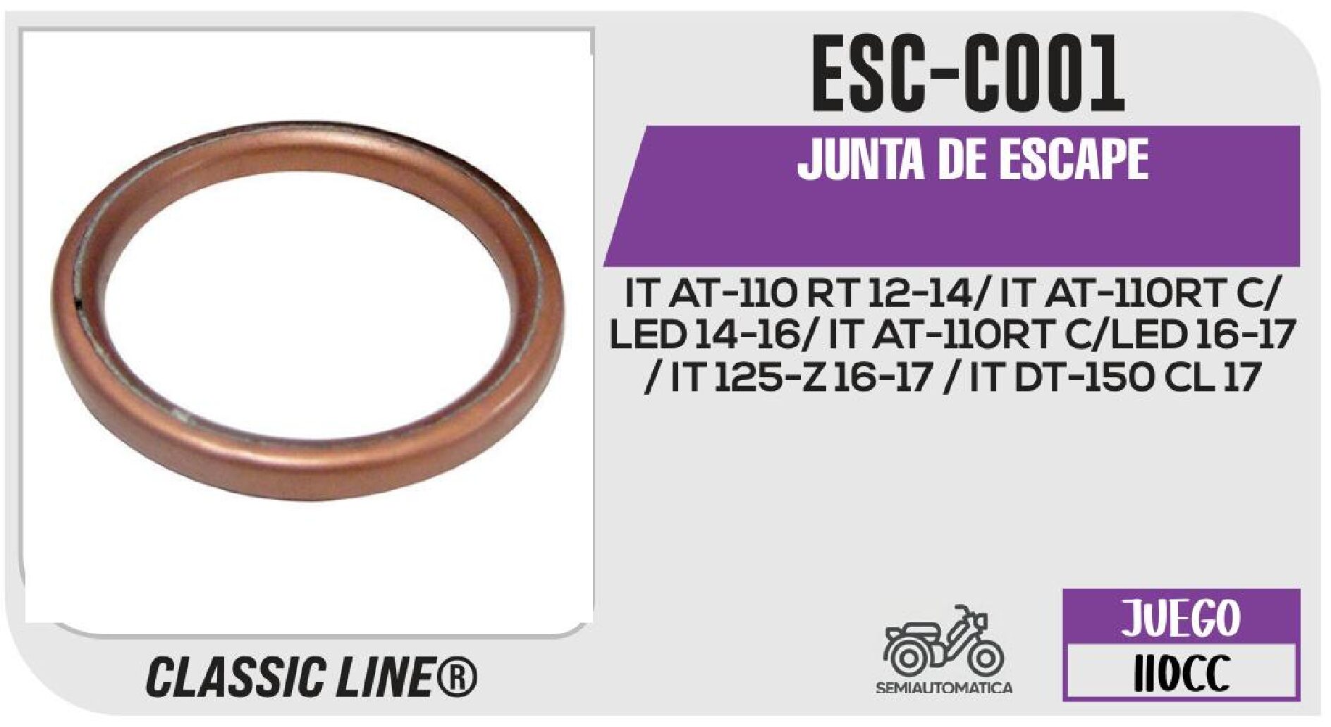 JUNTA DE ESCAPE / ESC-C001