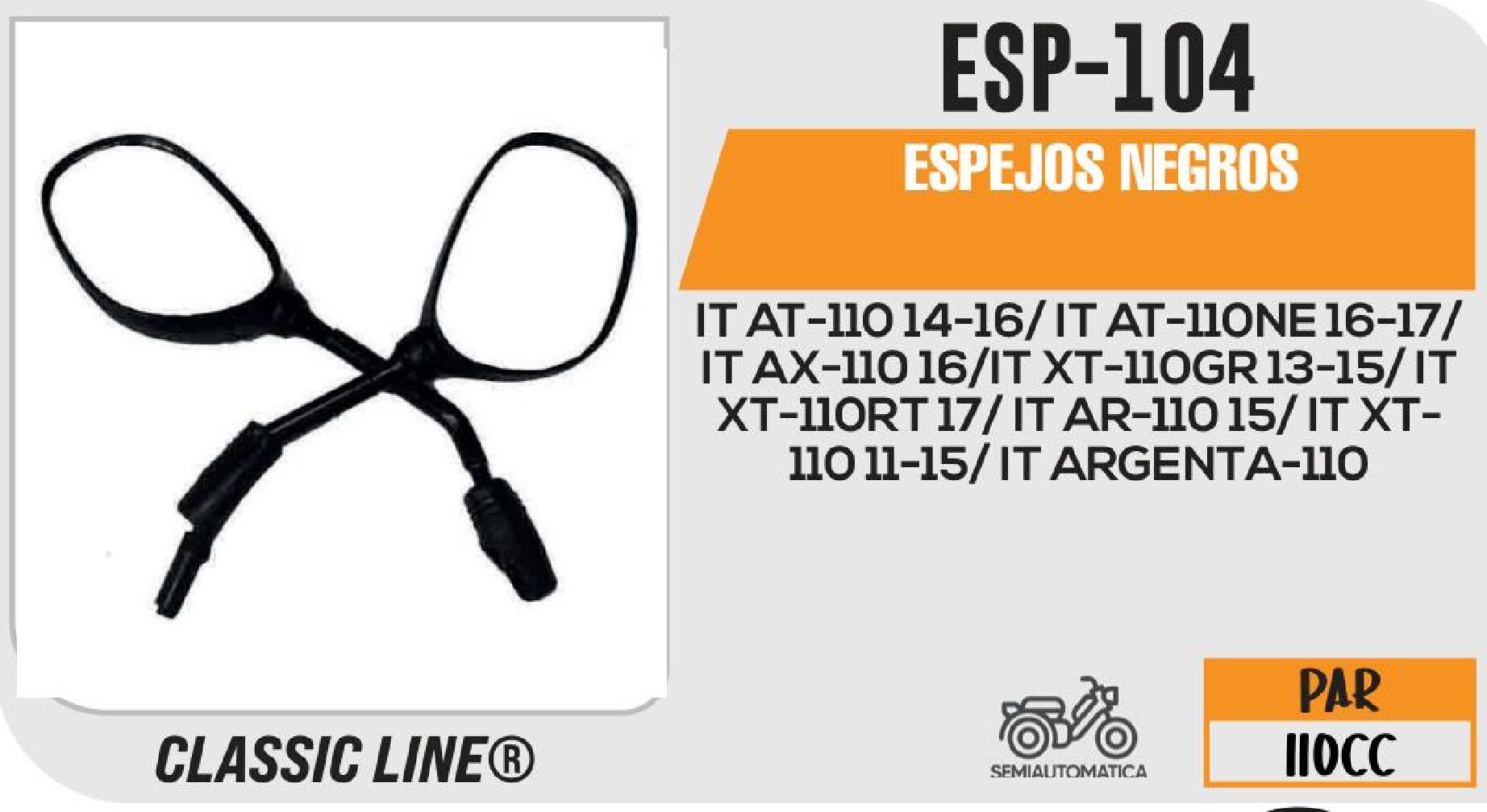 ESPEJOS NEGROS / ESP-104