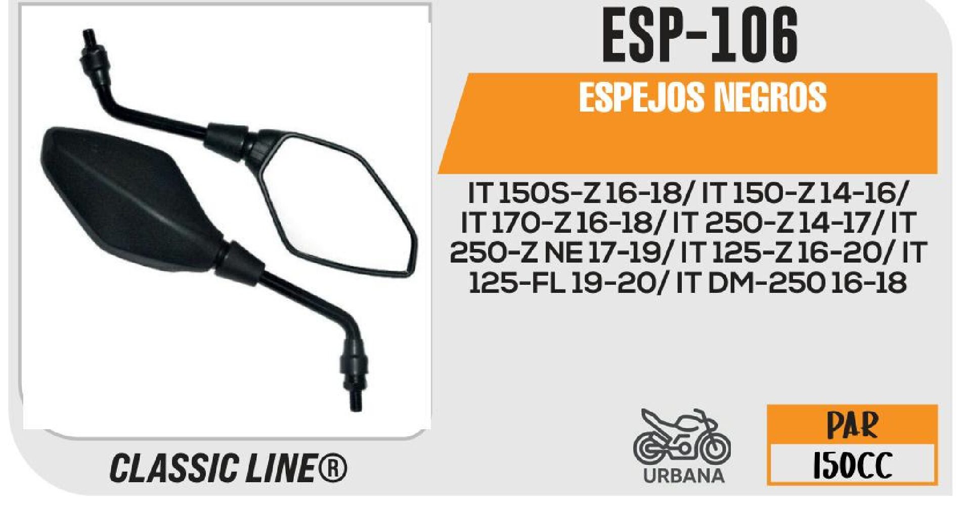 ESP-106 ESPEJOS NEGROS / ESP-106
