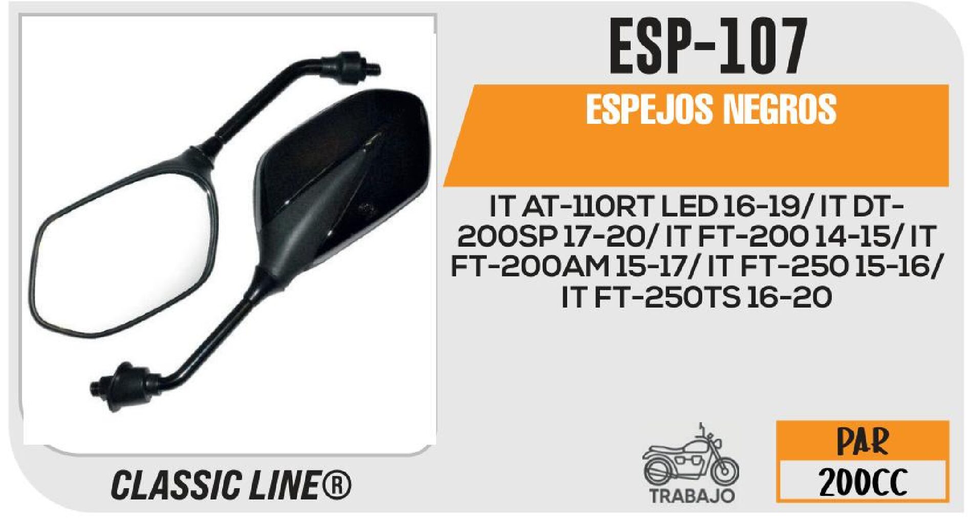 ESP-107 ESPEJOS NEGROS / ESP-107