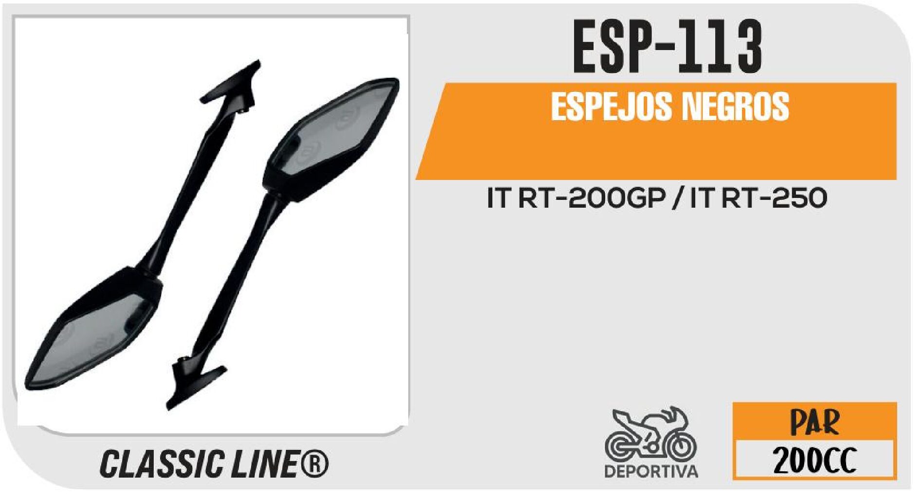 ESP-113 ESPEJOS NEGROS / ESP-113