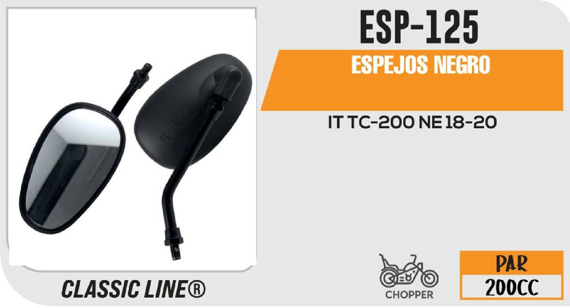 ESP-125 ESPEJOS NEGROS / ESP-125