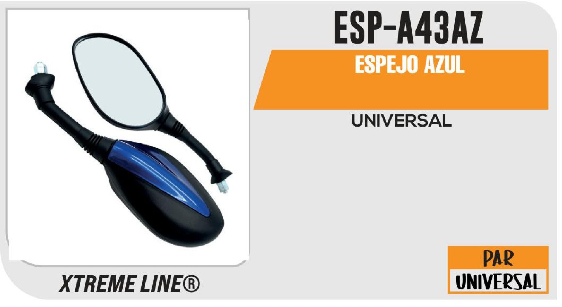 REGALO - ESPEJO AZUL / ESP-A43AZ