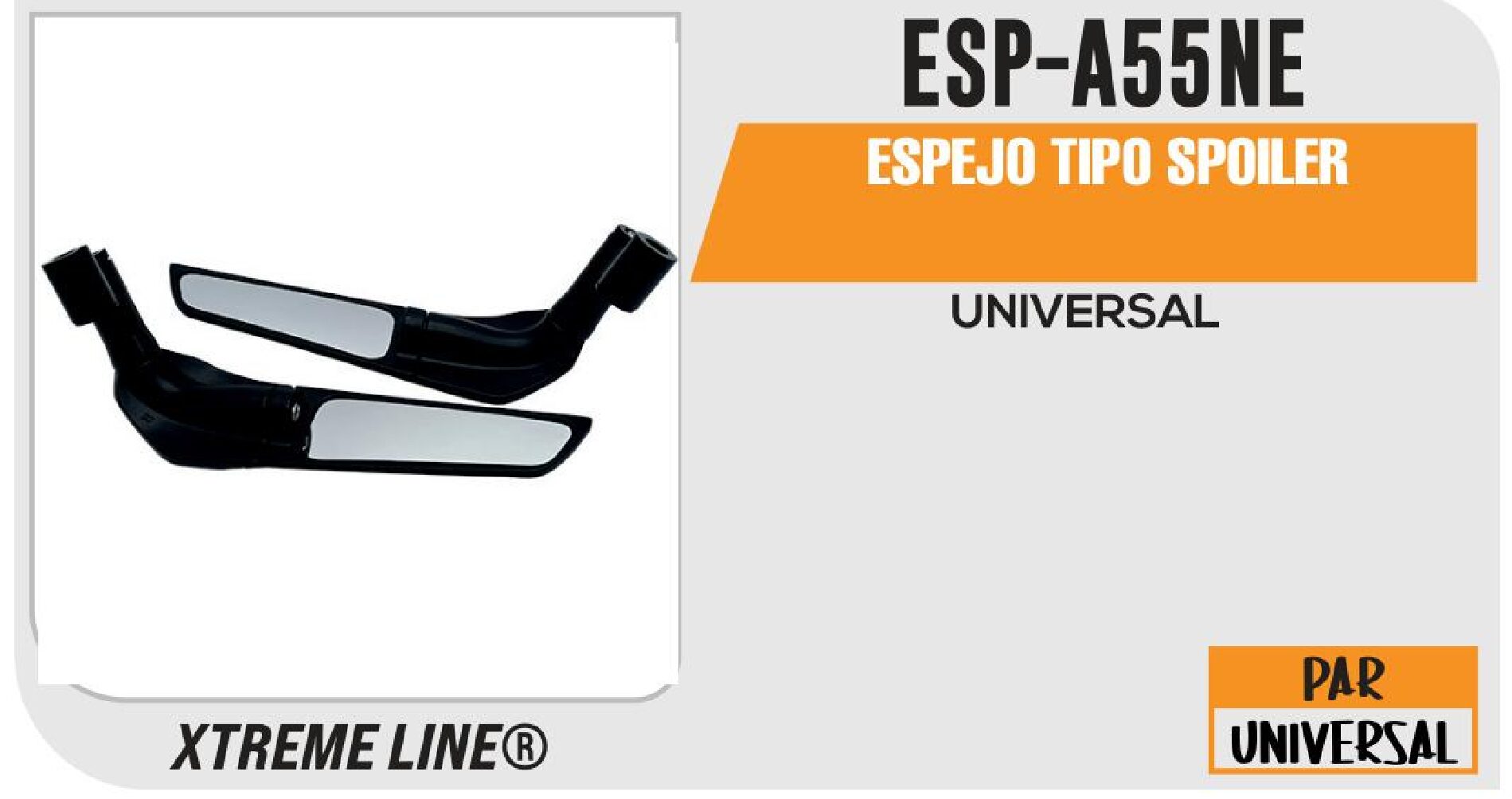 ESPEJO TIPO SPOILER / ESP-A55NE