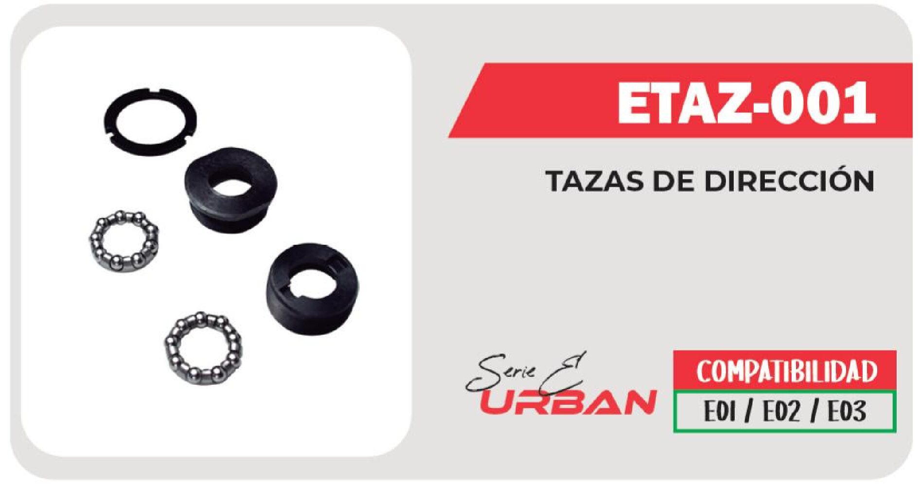 TAZAS DE EJE DE PEDAL / ETAZ-001