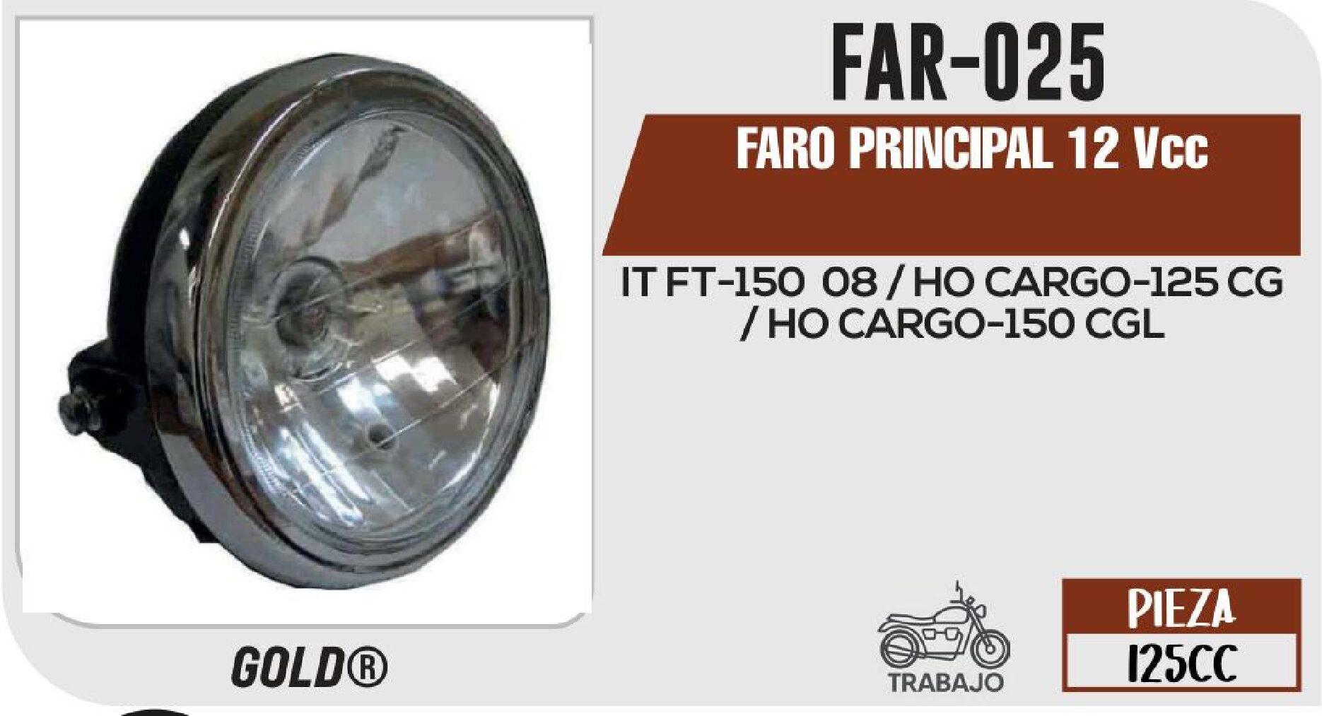 FARO PRINCIPAL 12 Vcc / FAR-025