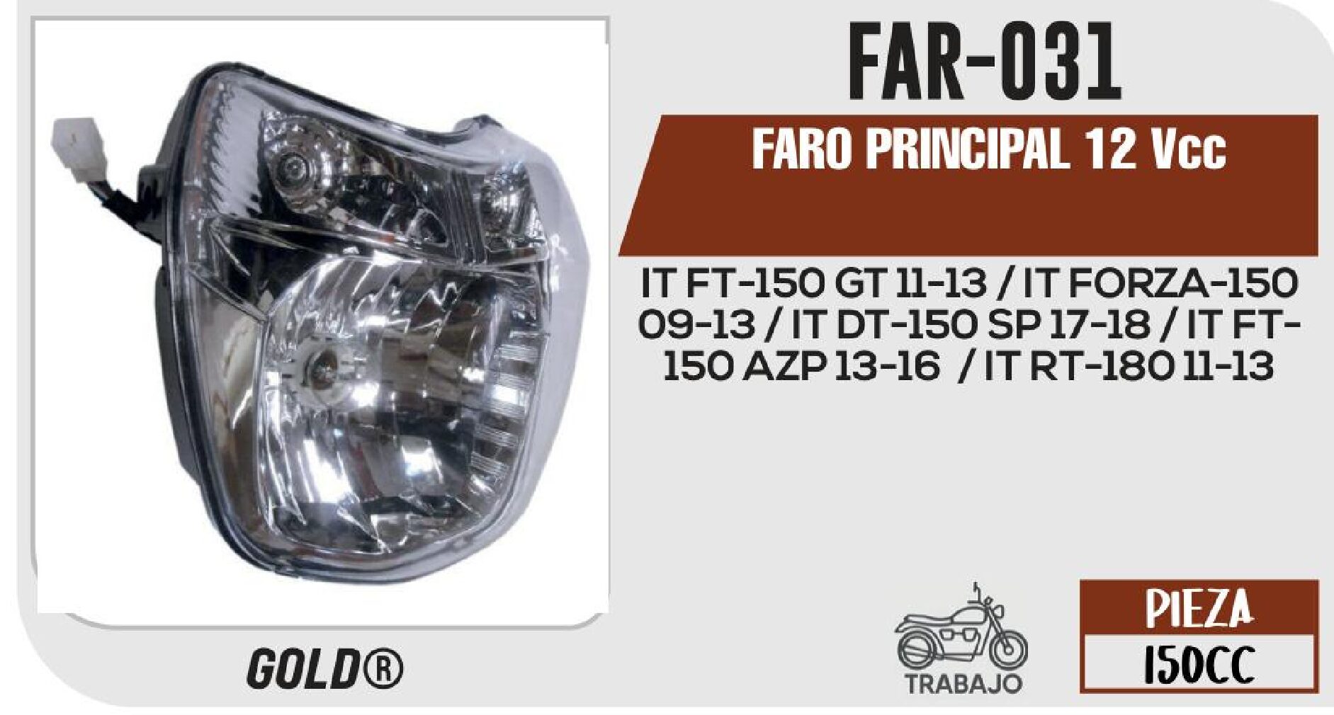 FARO PRINCIPAL 12 Vcc / FAR-031