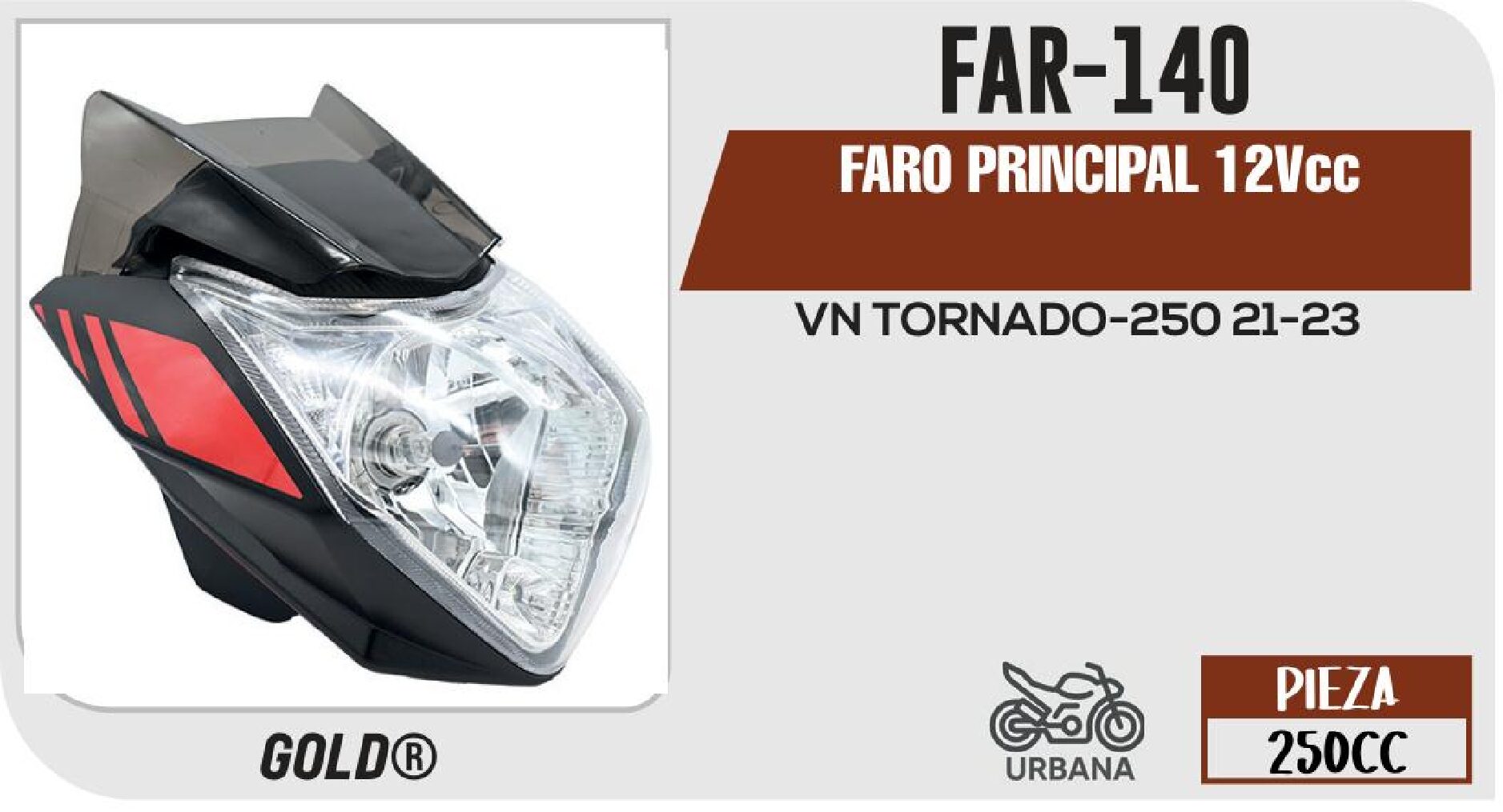 FARO PRINCIPAL 12Vcc / FAR-140