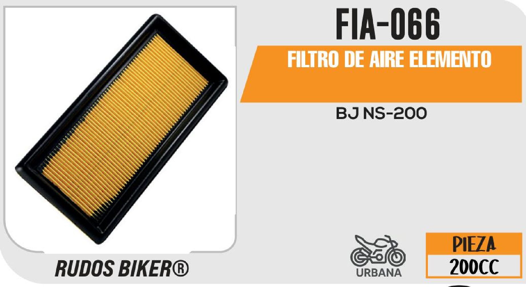 FILTRO DE AIRE ELEMENTO / FIA-066