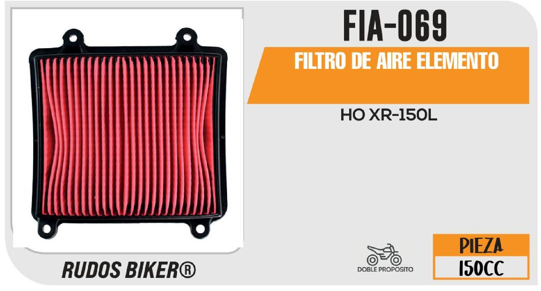 FILTRO DE AIRE ELEMENTO / FIA-069