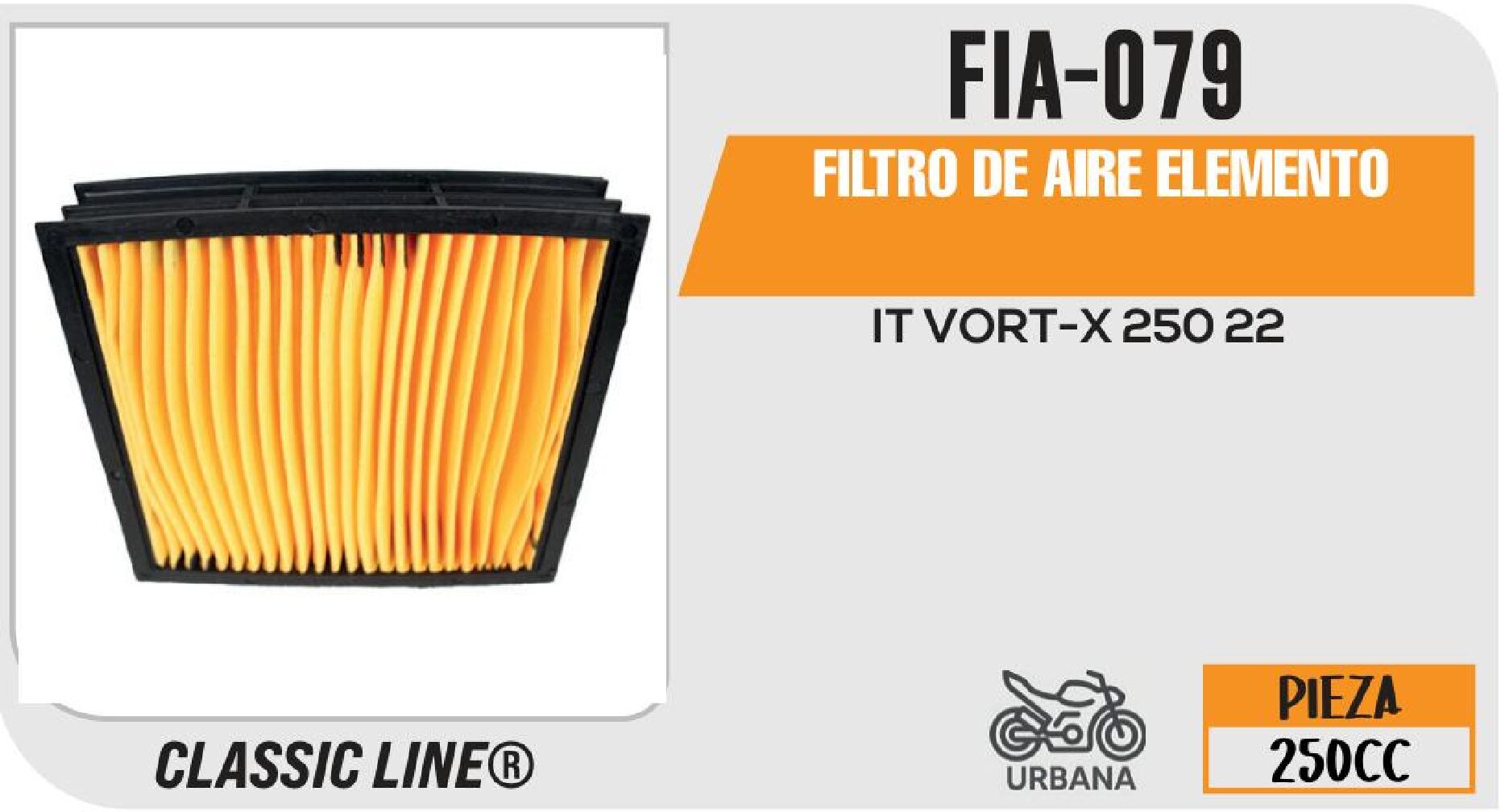 FIA-079 FILTRO DE AIRE ELEMENTO / FIA-079