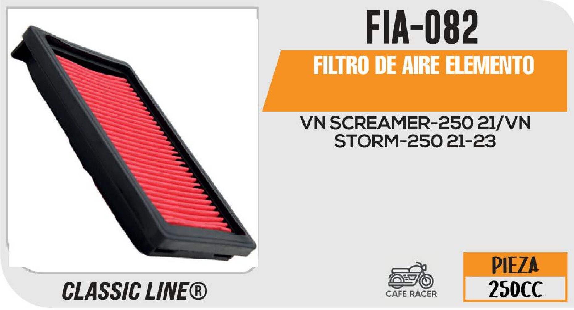 FIA-082 FILTRO DE AIRE ELEMENTO / FIA-082