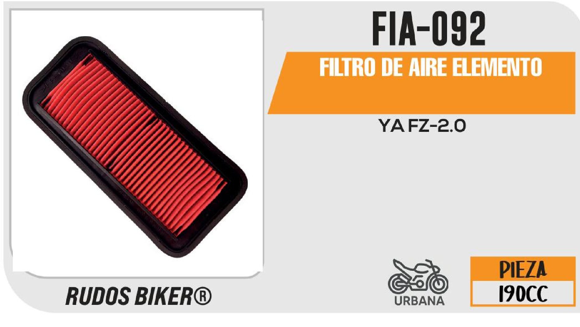 FILTRO DE AIRE ELEMENTO / FIA-092