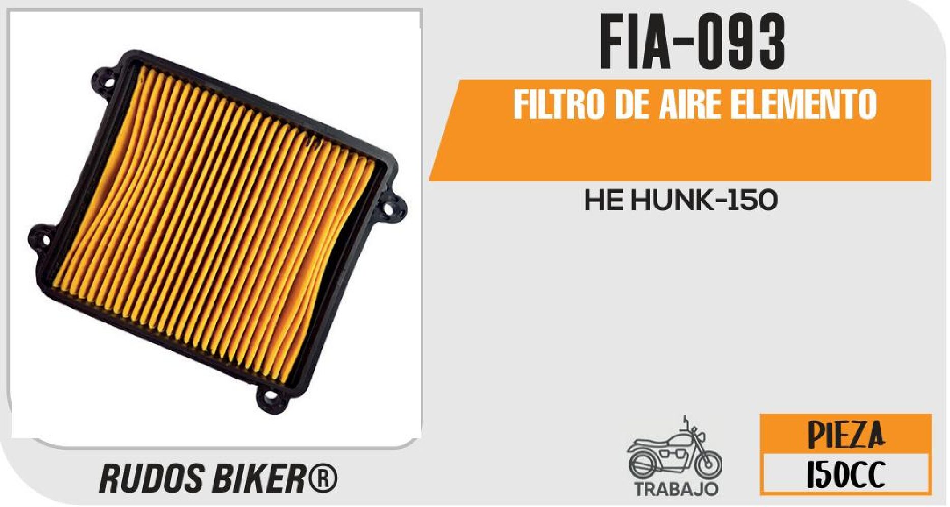 FILTRO DE AIRE ELEMENTO / FIA-093