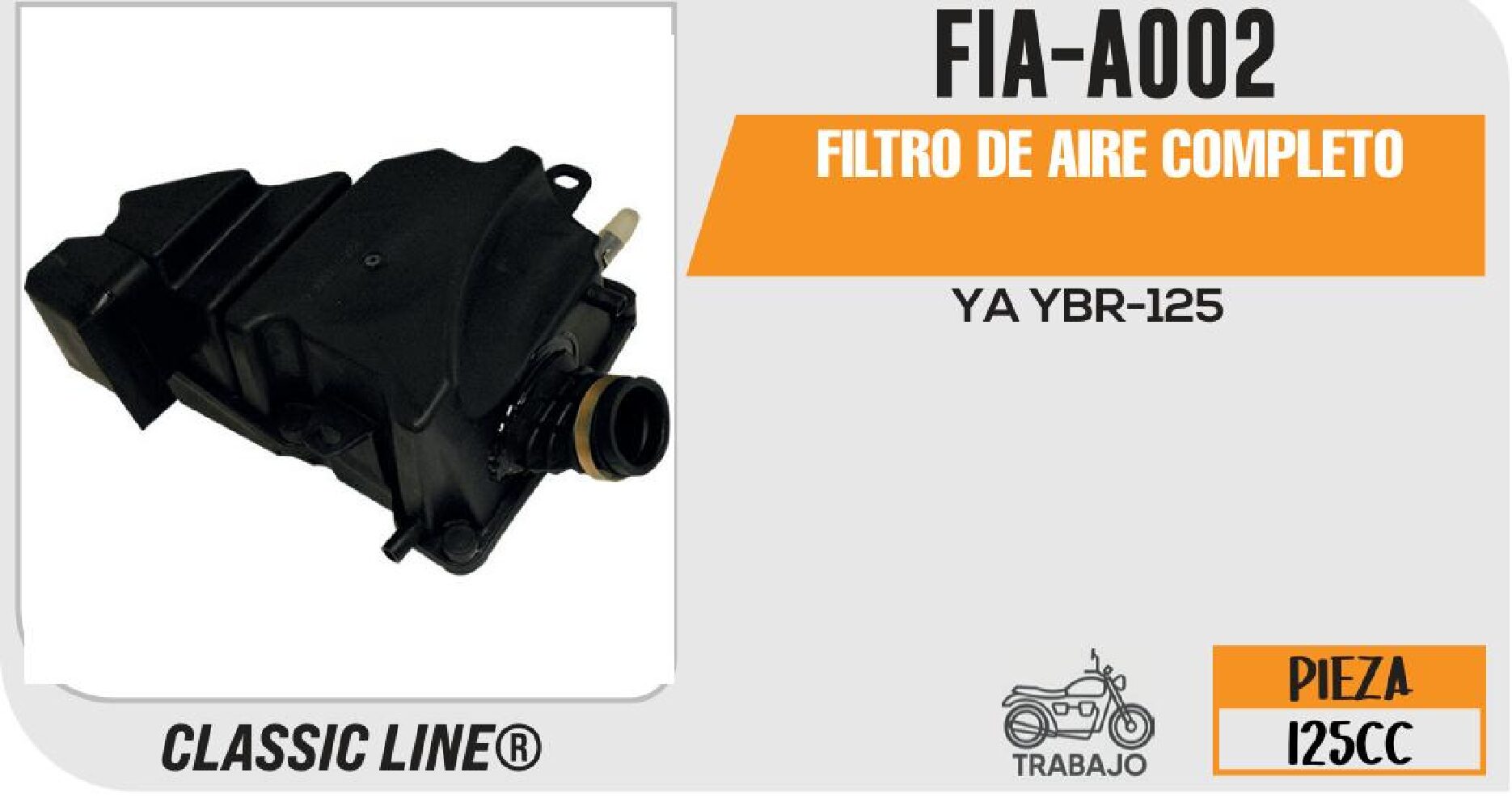 FIA-A002 FILTRO DE AIRE COMPLETO / FIA-A002