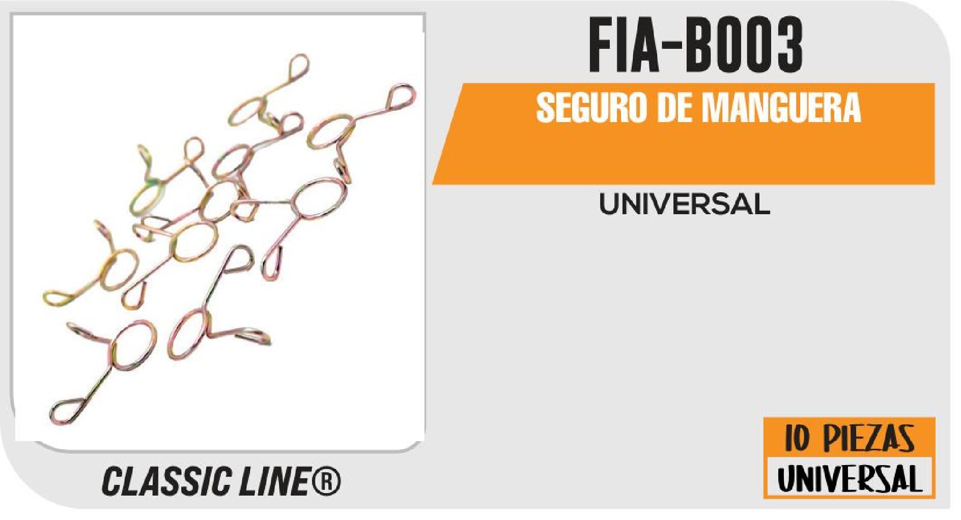 SEGURO DE MANGUERA / FIA-B003