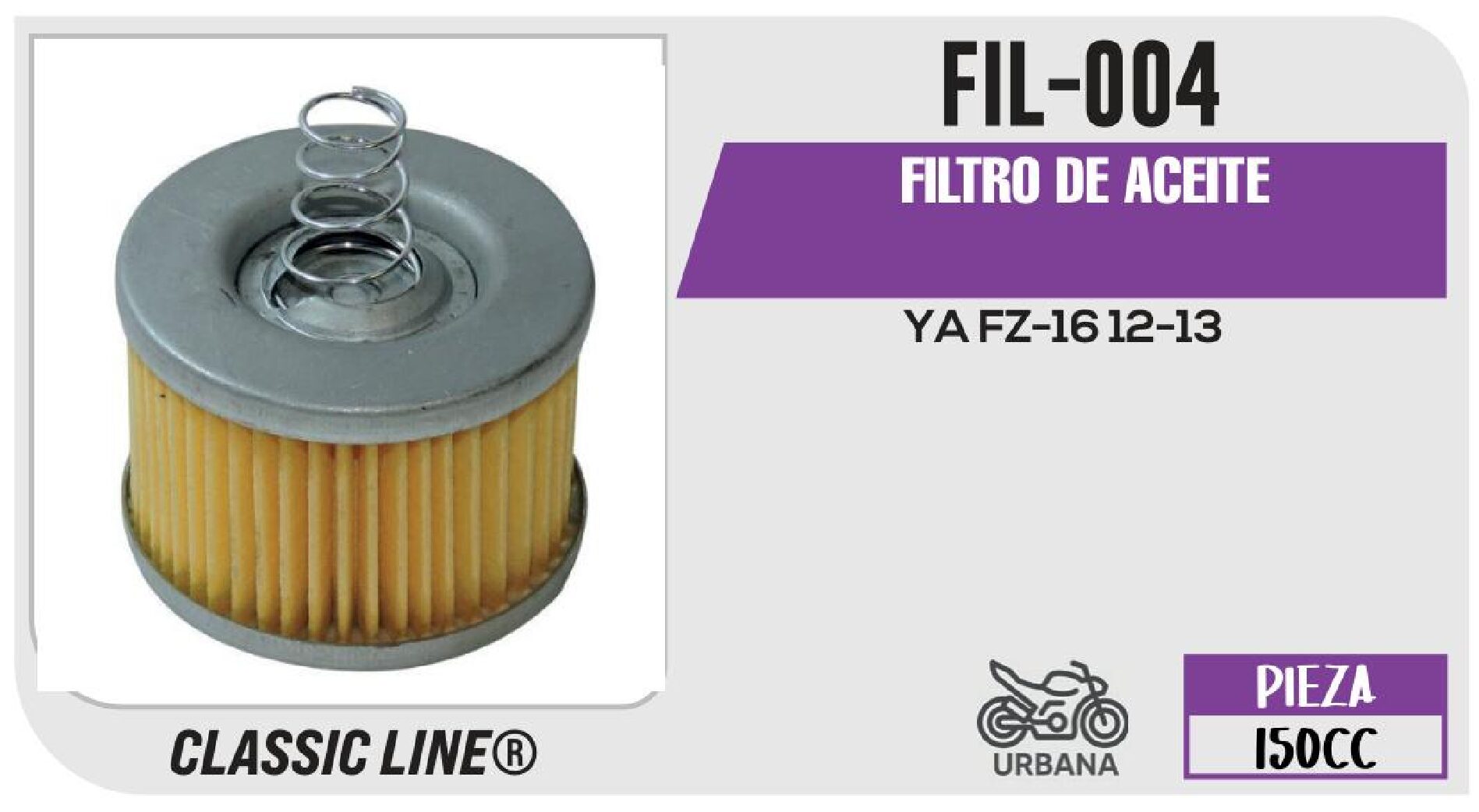 FILTRO DE ACEITE / FIL-004