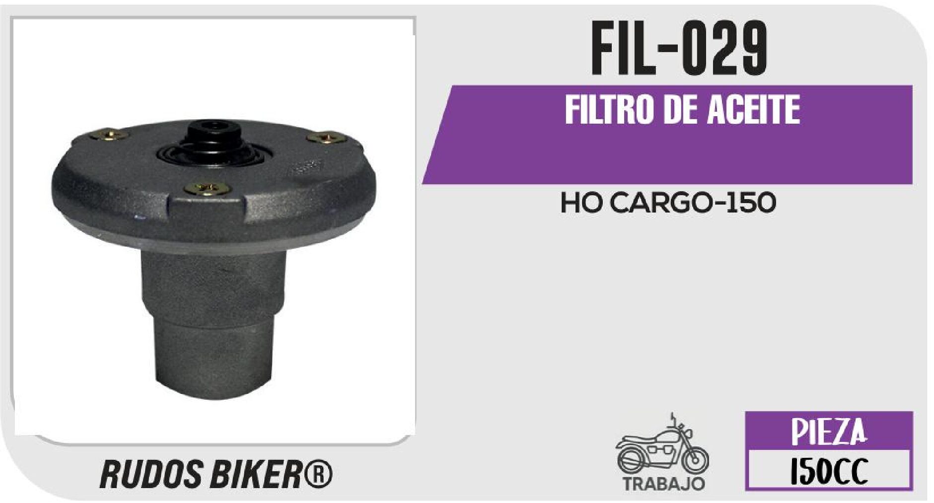 FILTRO DE ACEITE / FIL-029