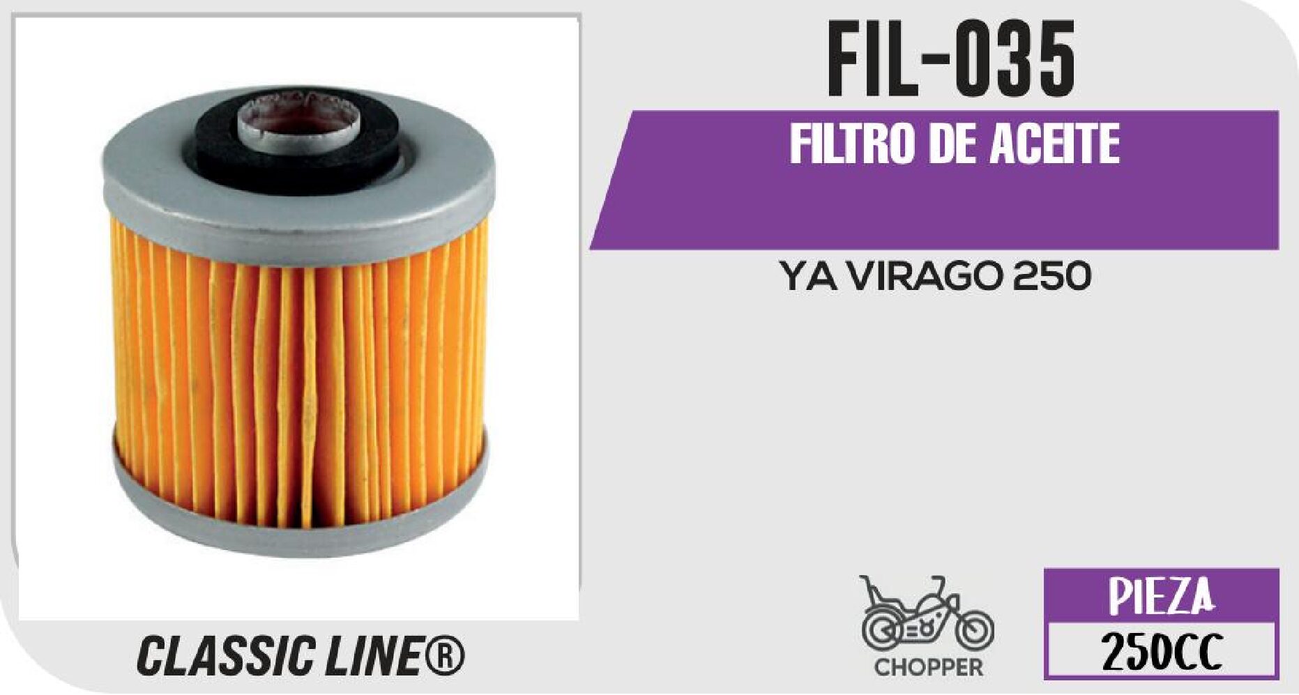 FILTRO DE ACEITE / FIL-035