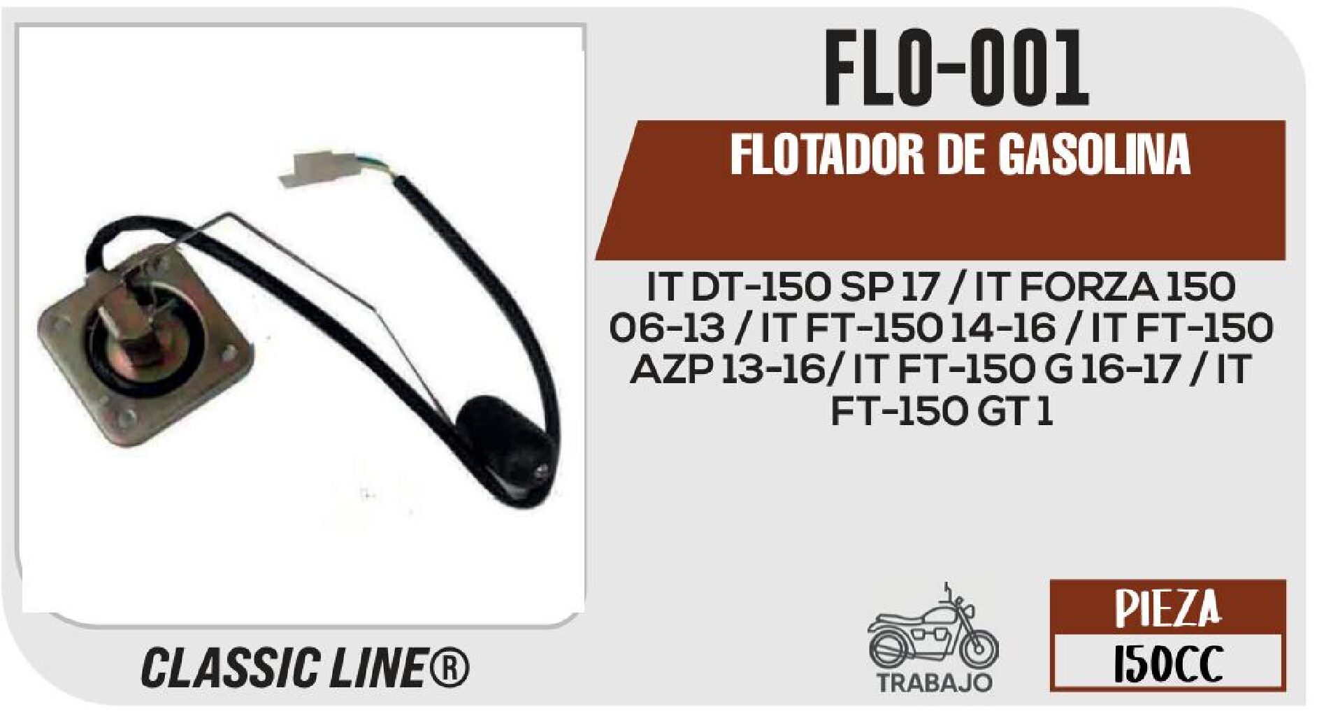FLOTADOR DE GASOLINA / FLO-001