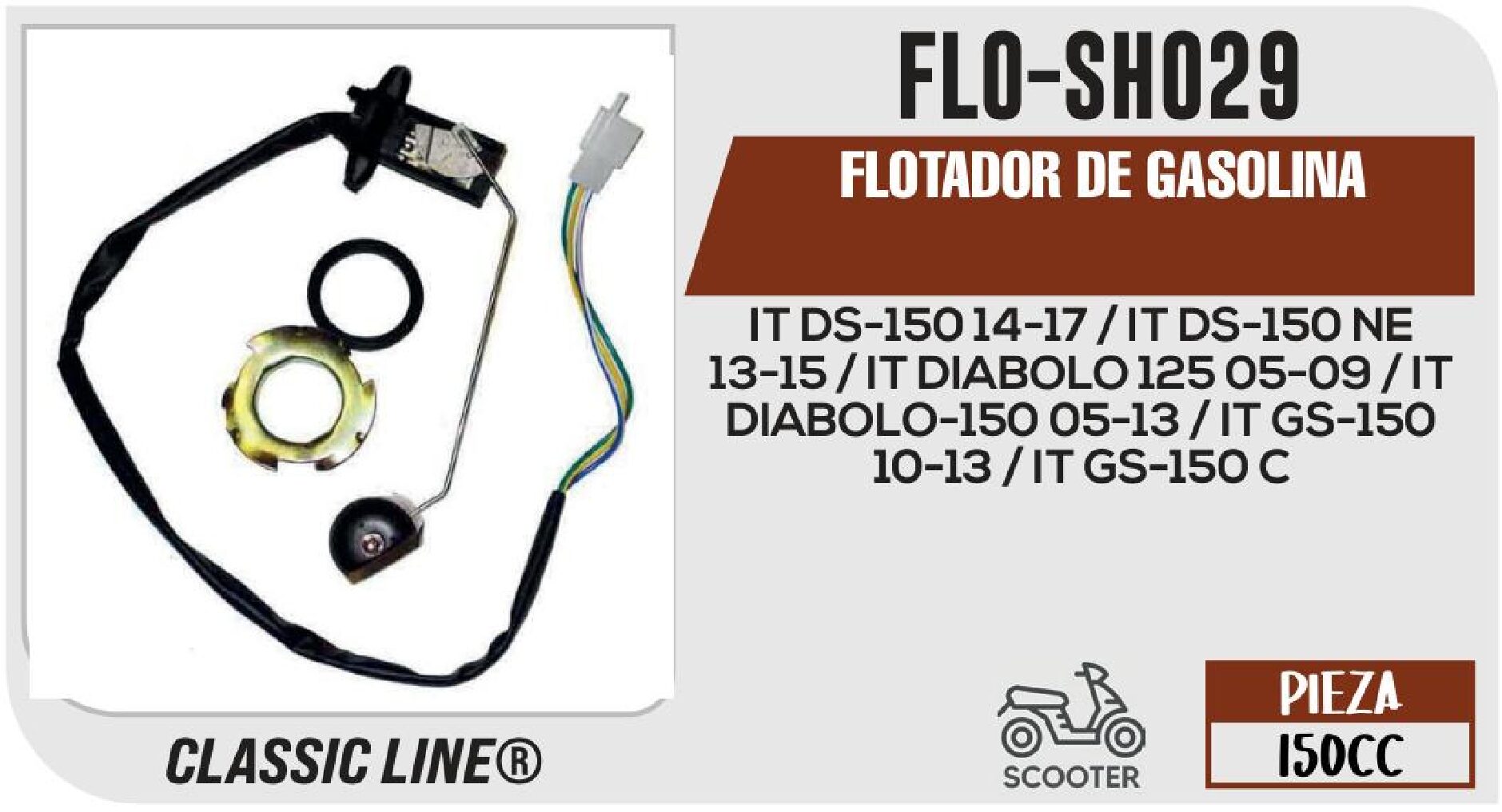 FLOTADOR DE GASOLINA / FLO-SH029
