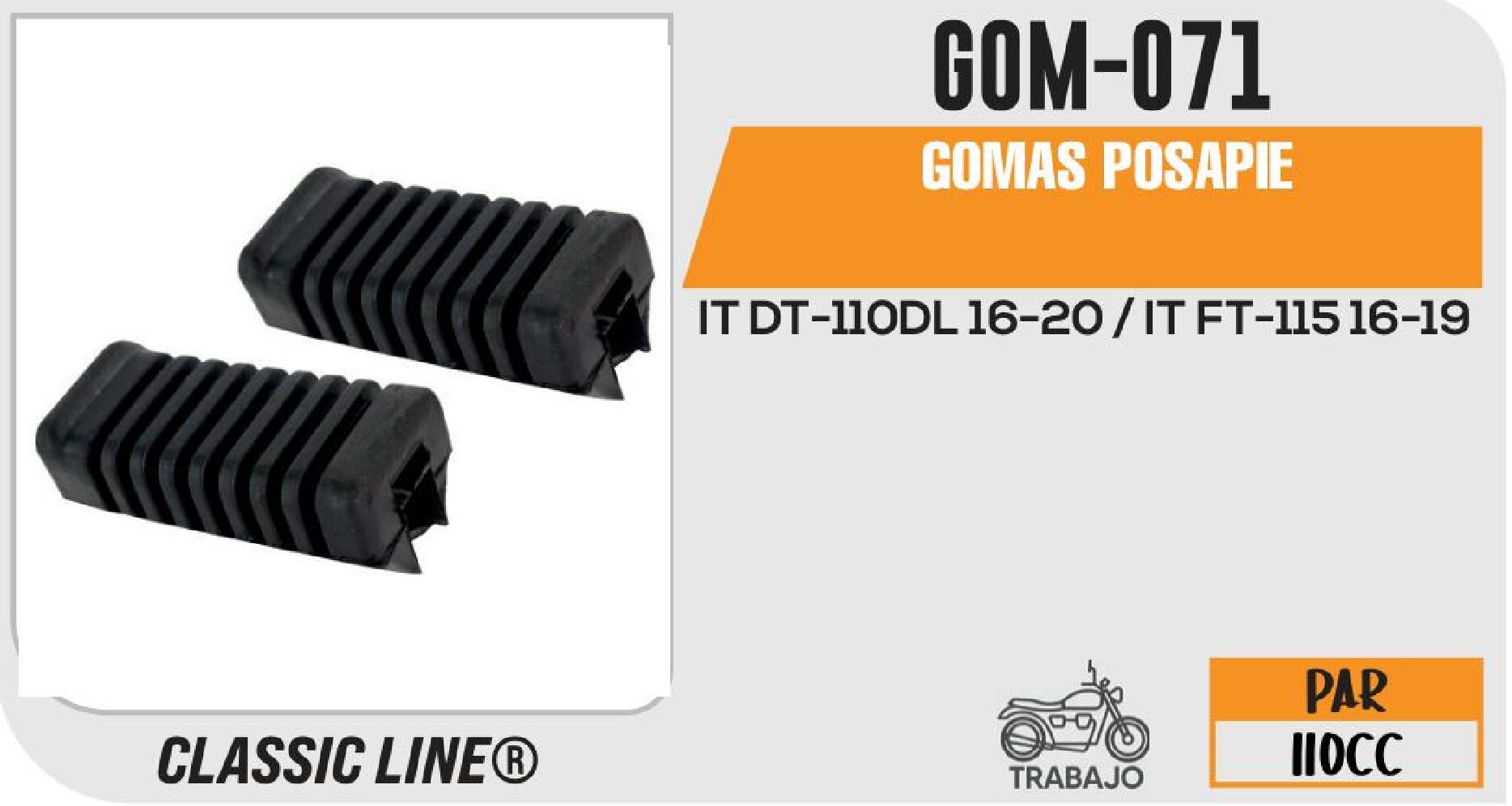 GOMAS POSAPIE / GOM-071