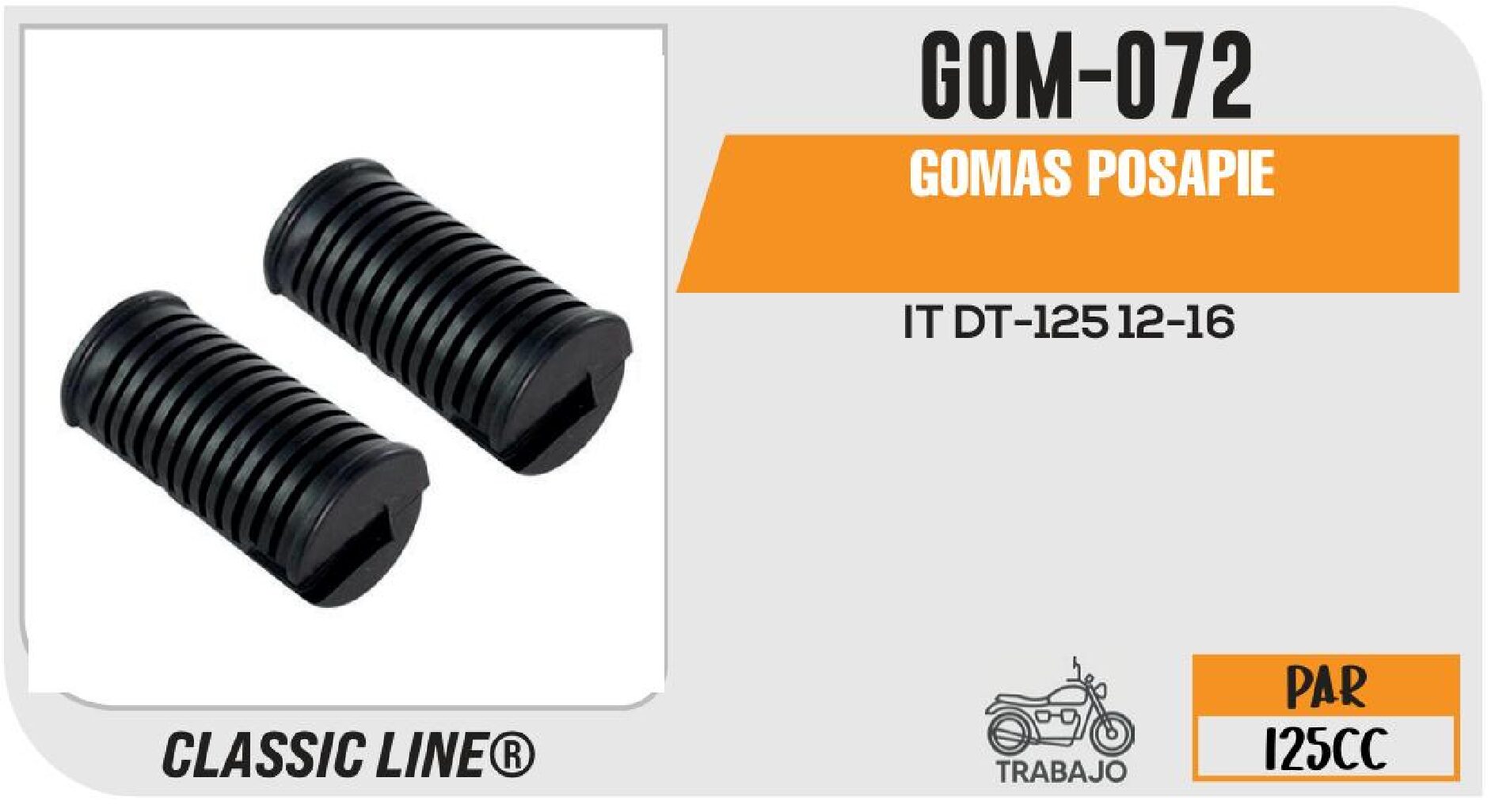 GOMAS POSAPIE / GOM-072