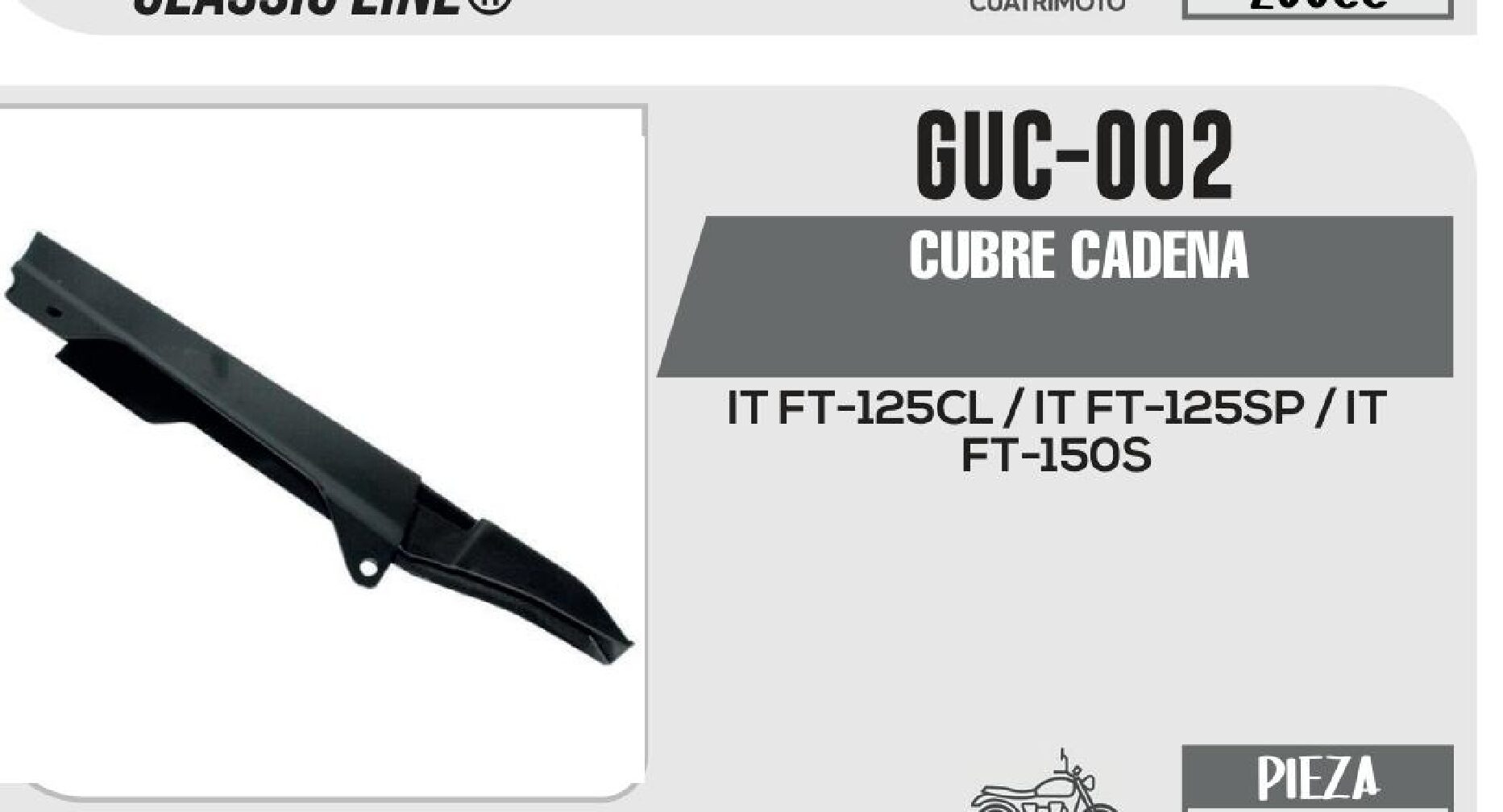 GUC-002 CUBRE CADENA / GUC-002
