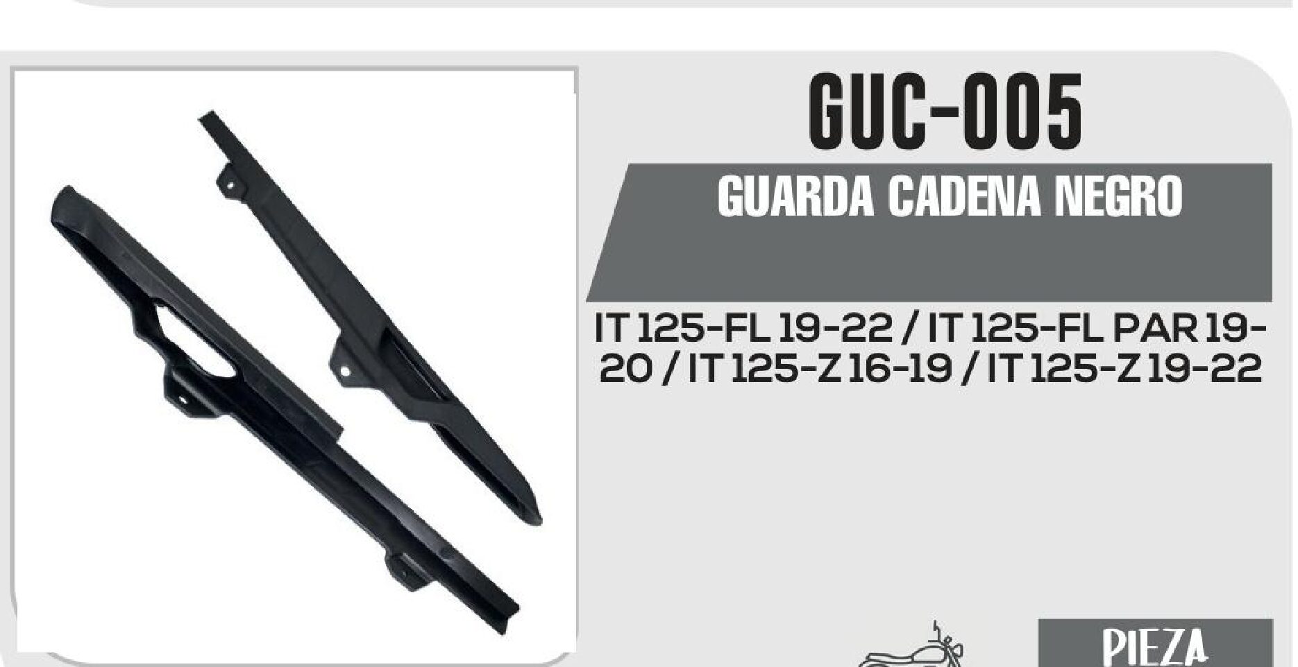GUARDA CADENA NEGRO / GUC-005