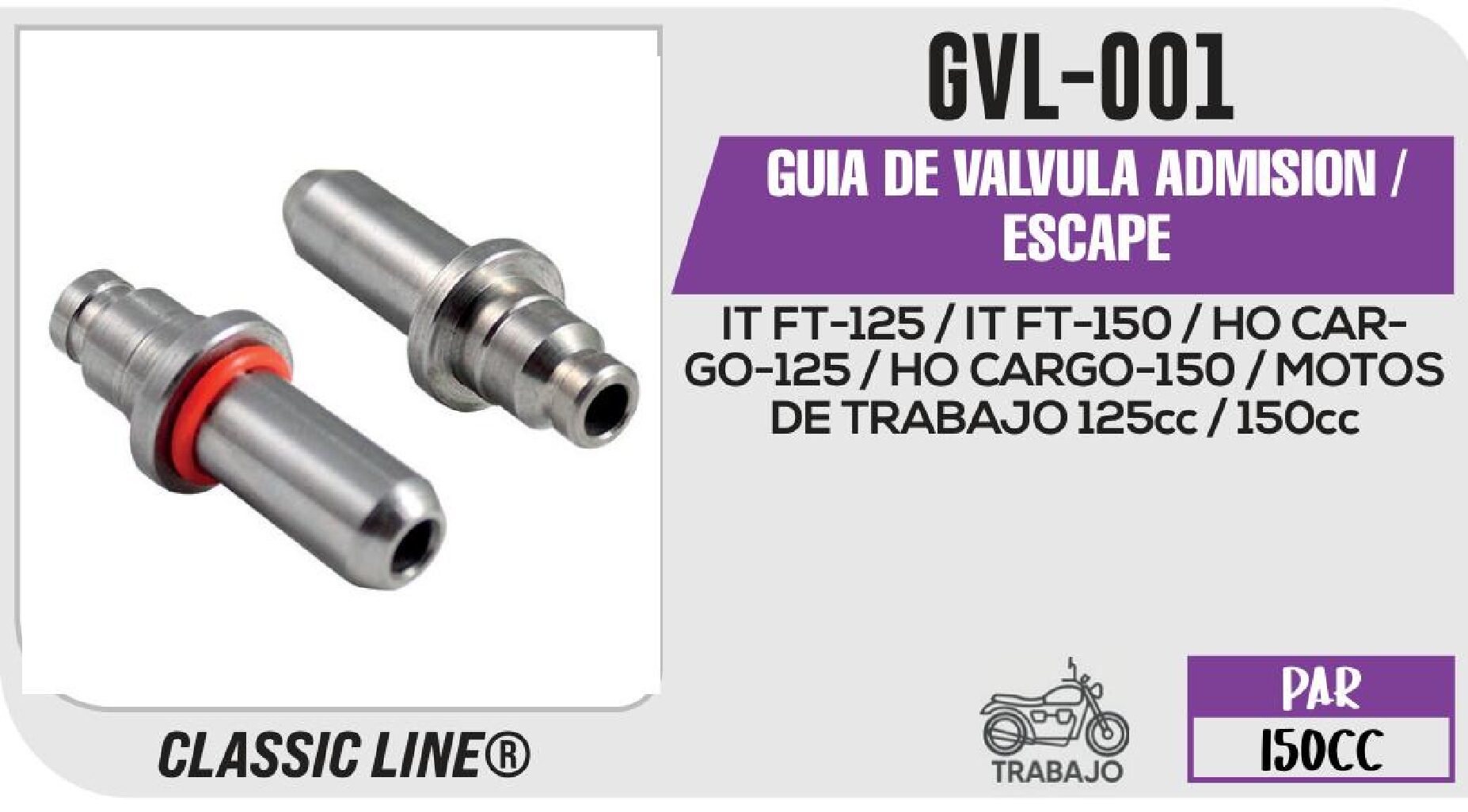 GUIA DE VALVULA ADMISION / ESCAPE / GVL-001