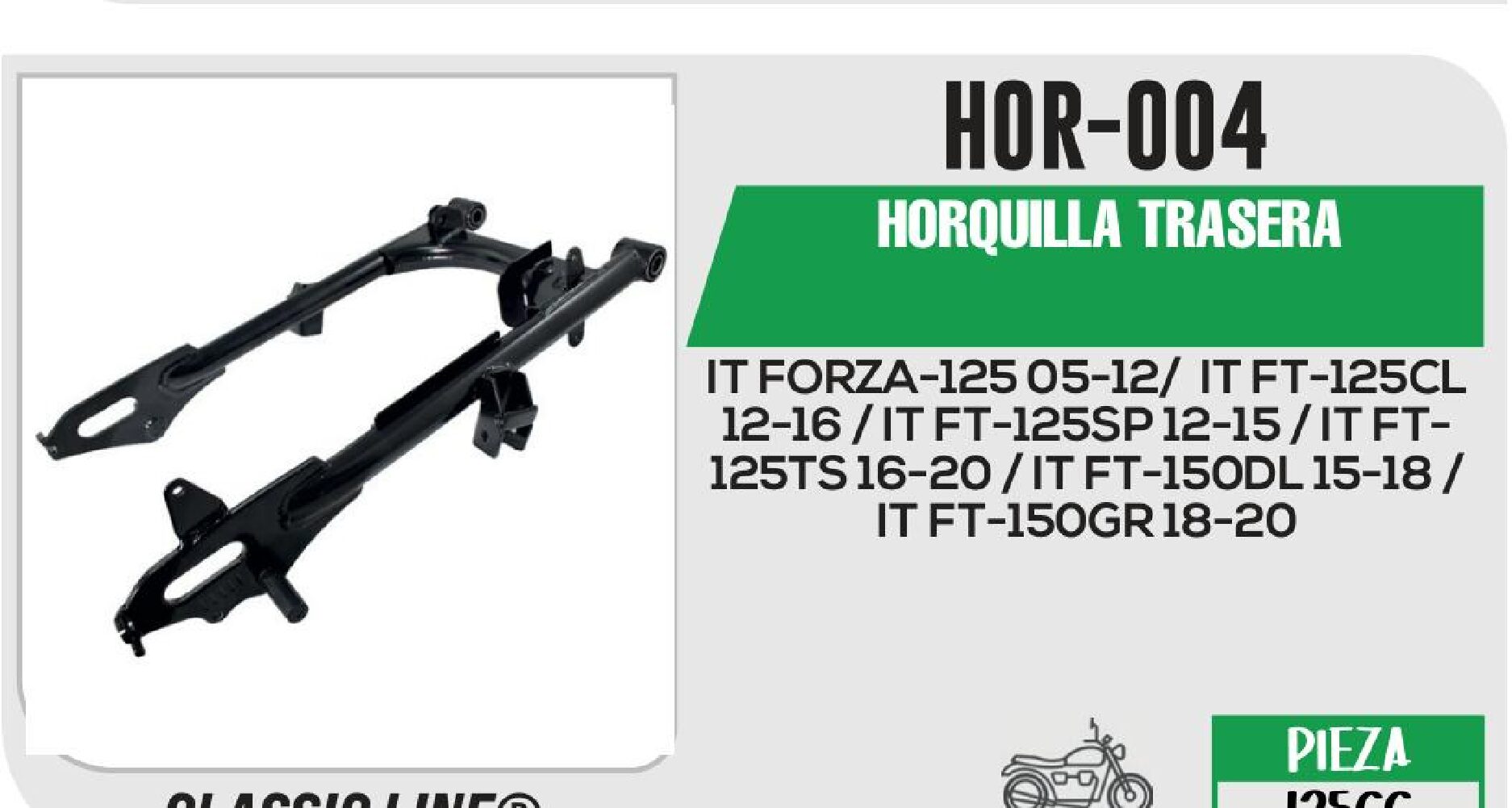 HORQUILLA TRASERA / HOR-004