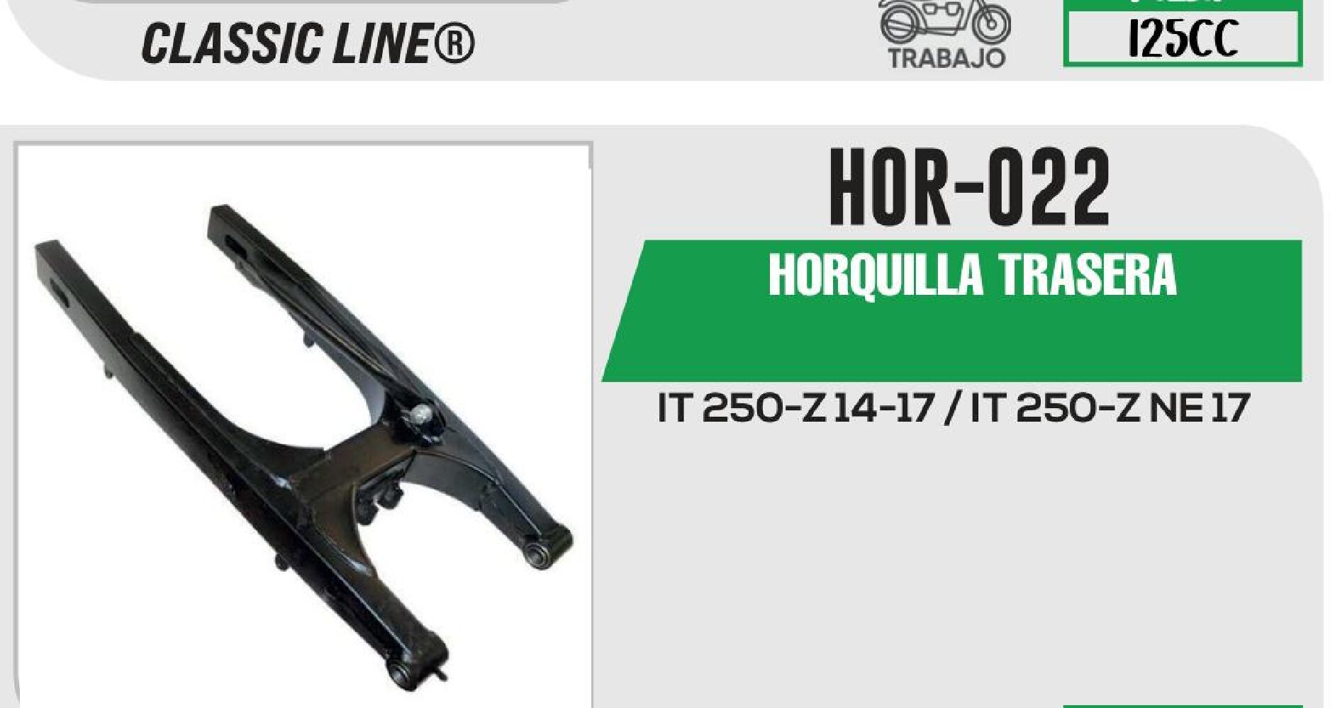HORQUILLA TRASERA / HOR-022