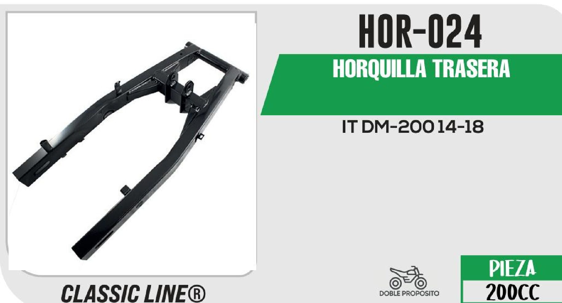 HORQUILLA TRASERA / HOR-024