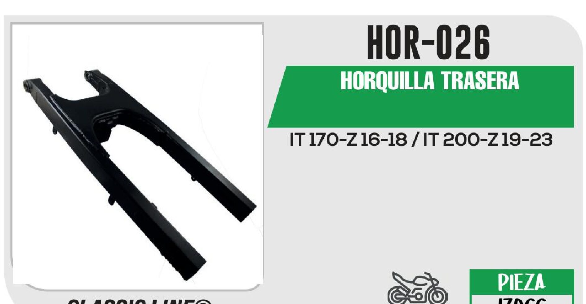HORQUILLA TRASERA / HOR-026