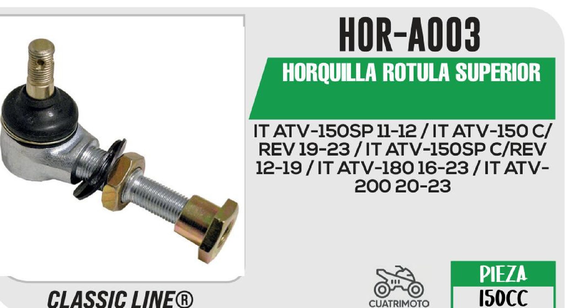 HORQUILLA ROTULA SUPERIOR / HOR-A003