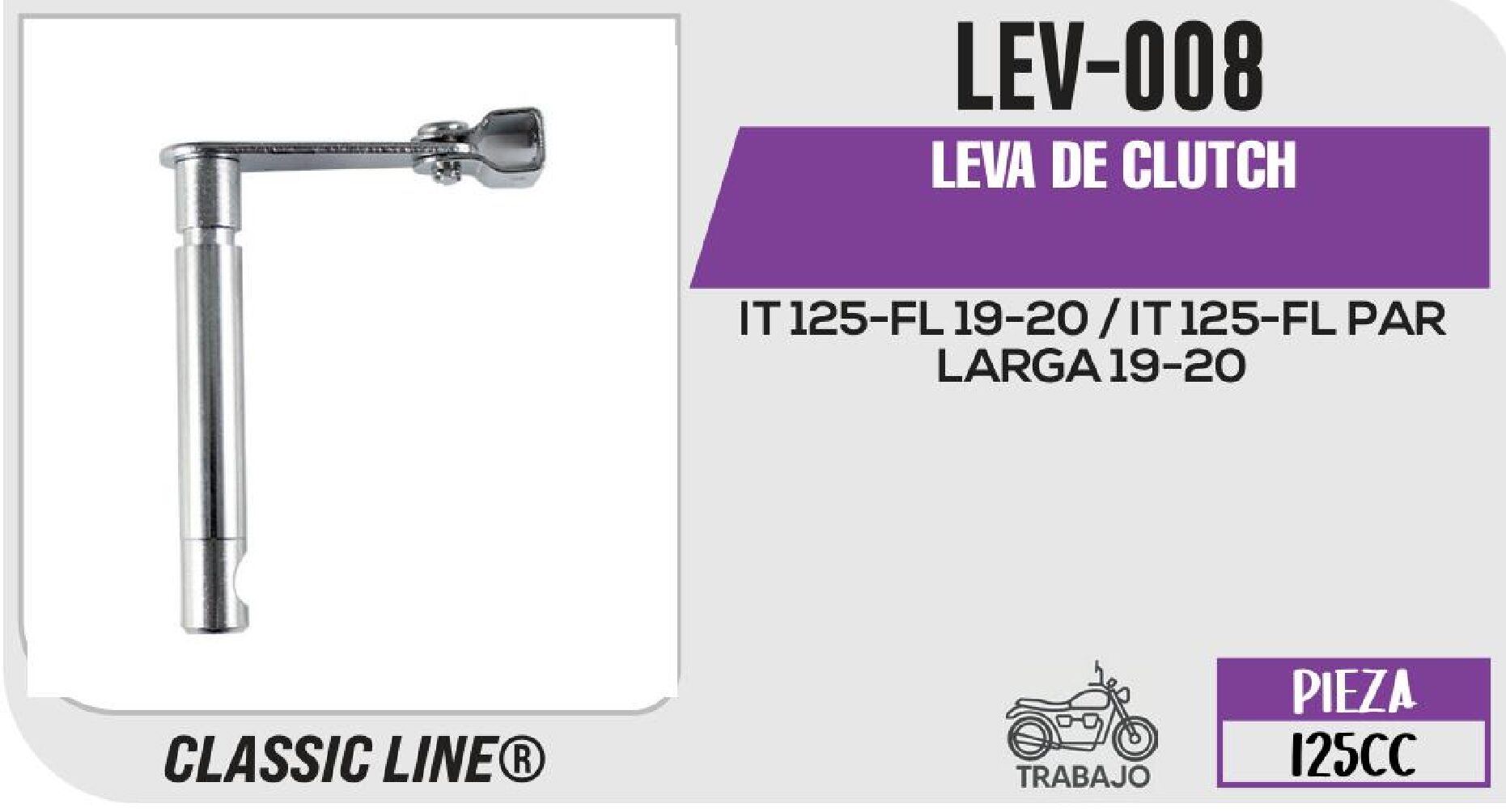 LEVA DE CLUTCH / LEV-008