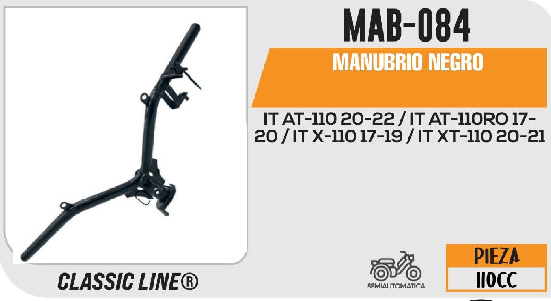 MANUBRIO NEGRO / MAB-084