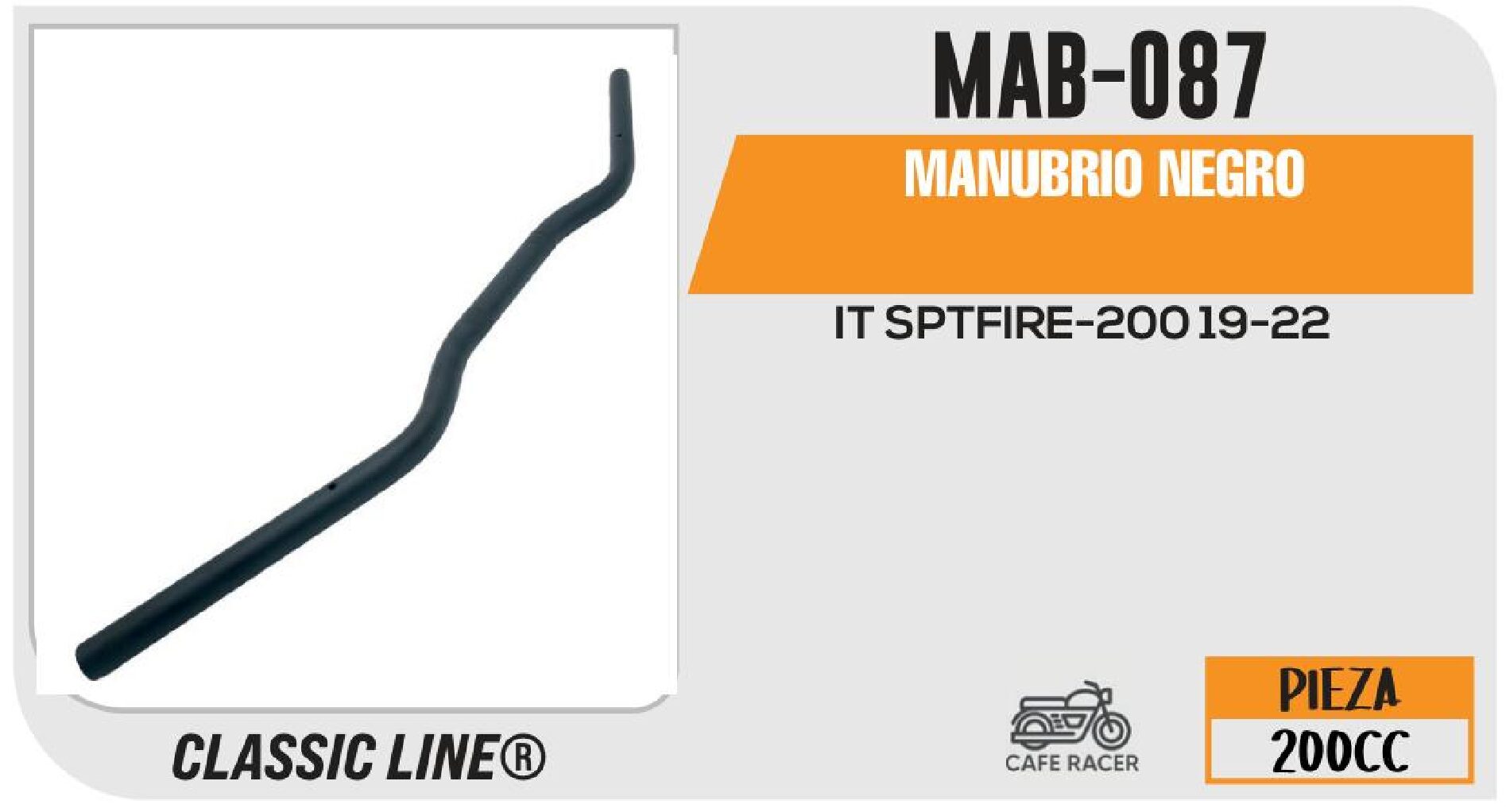 MANUBRIO NEGRO / MAB-087