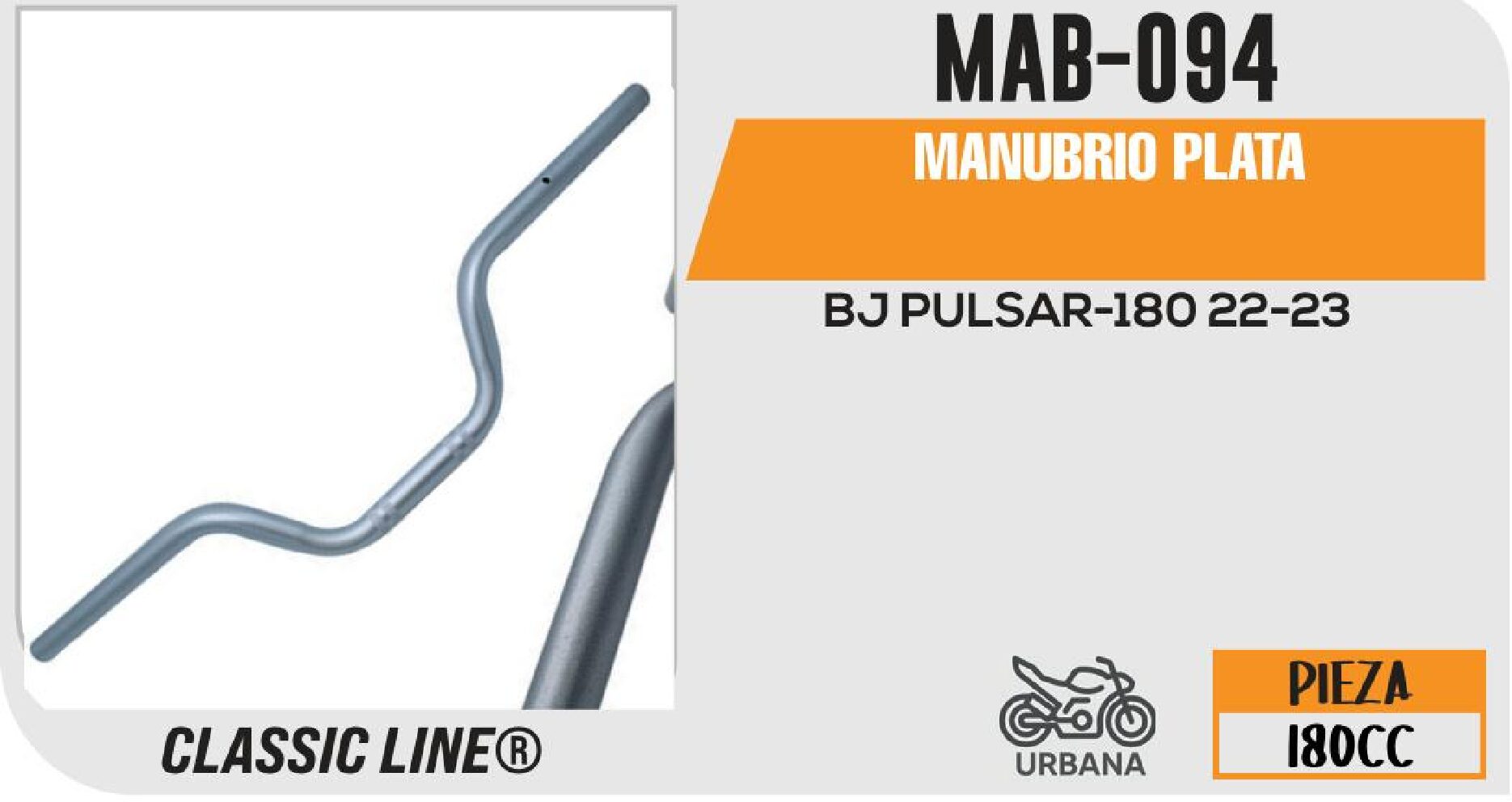 MANUBRIO PLATA / MAB-094